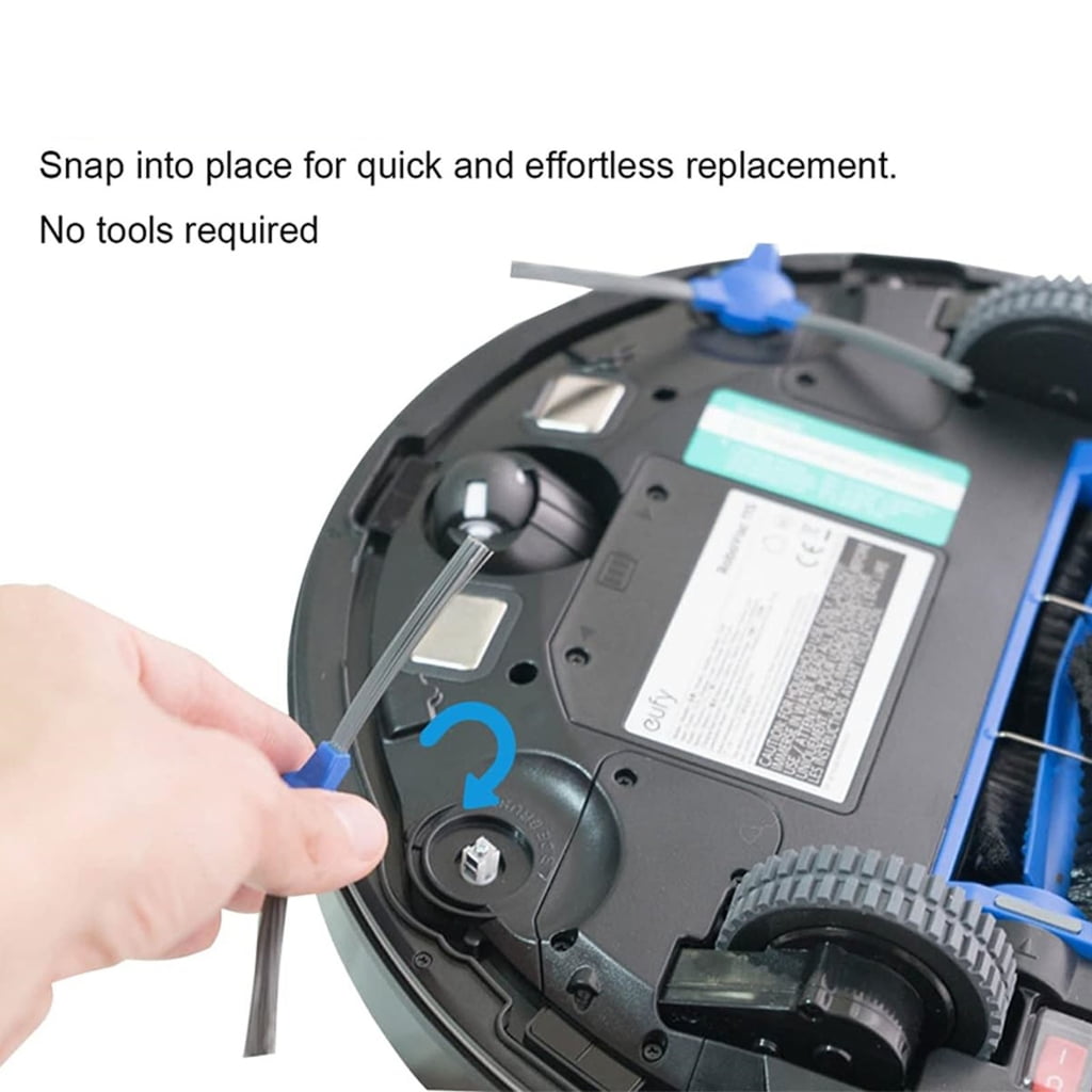BQBQERT 10 Pack Replacement Side Brushes Tool Easy Installation Sweeper Part Suitable for 11S 30C Robot Vacuum