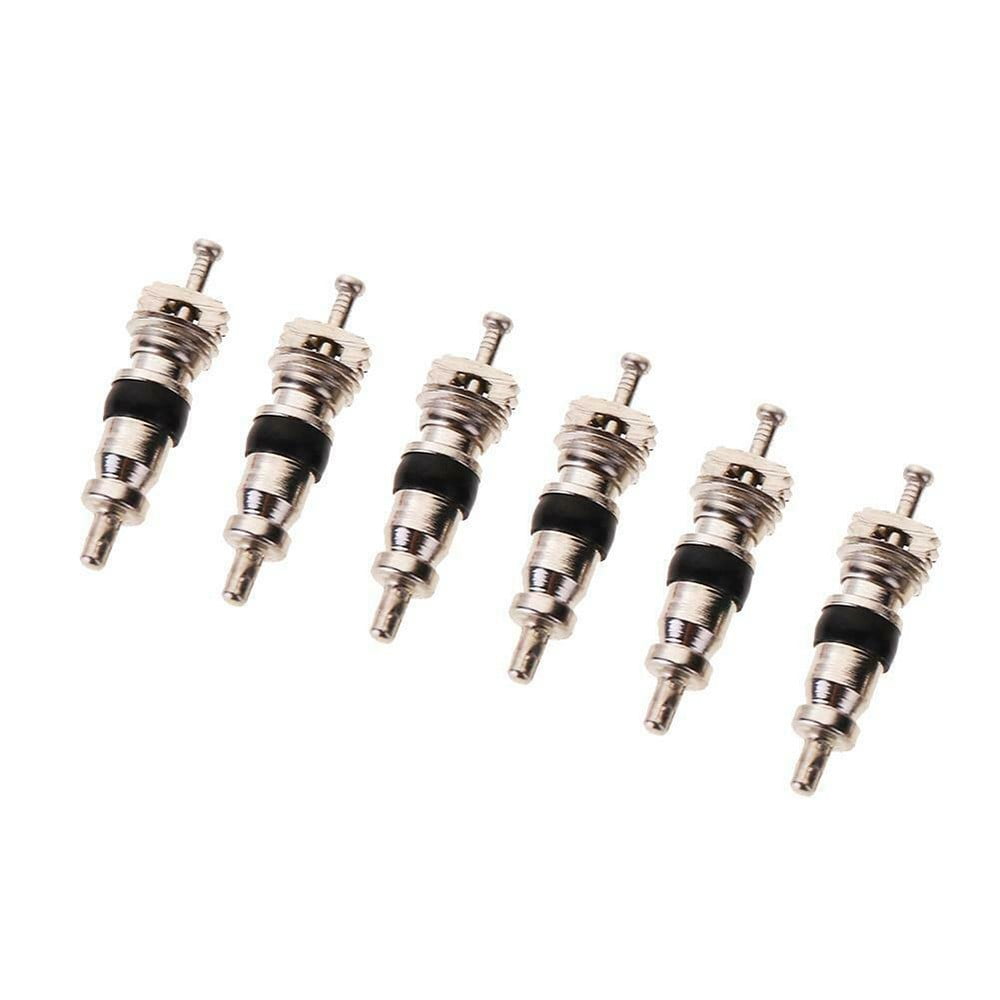 9Pcs Air Conditioning Valve Cores+1Pc Remover Tool A/C Repair Kit