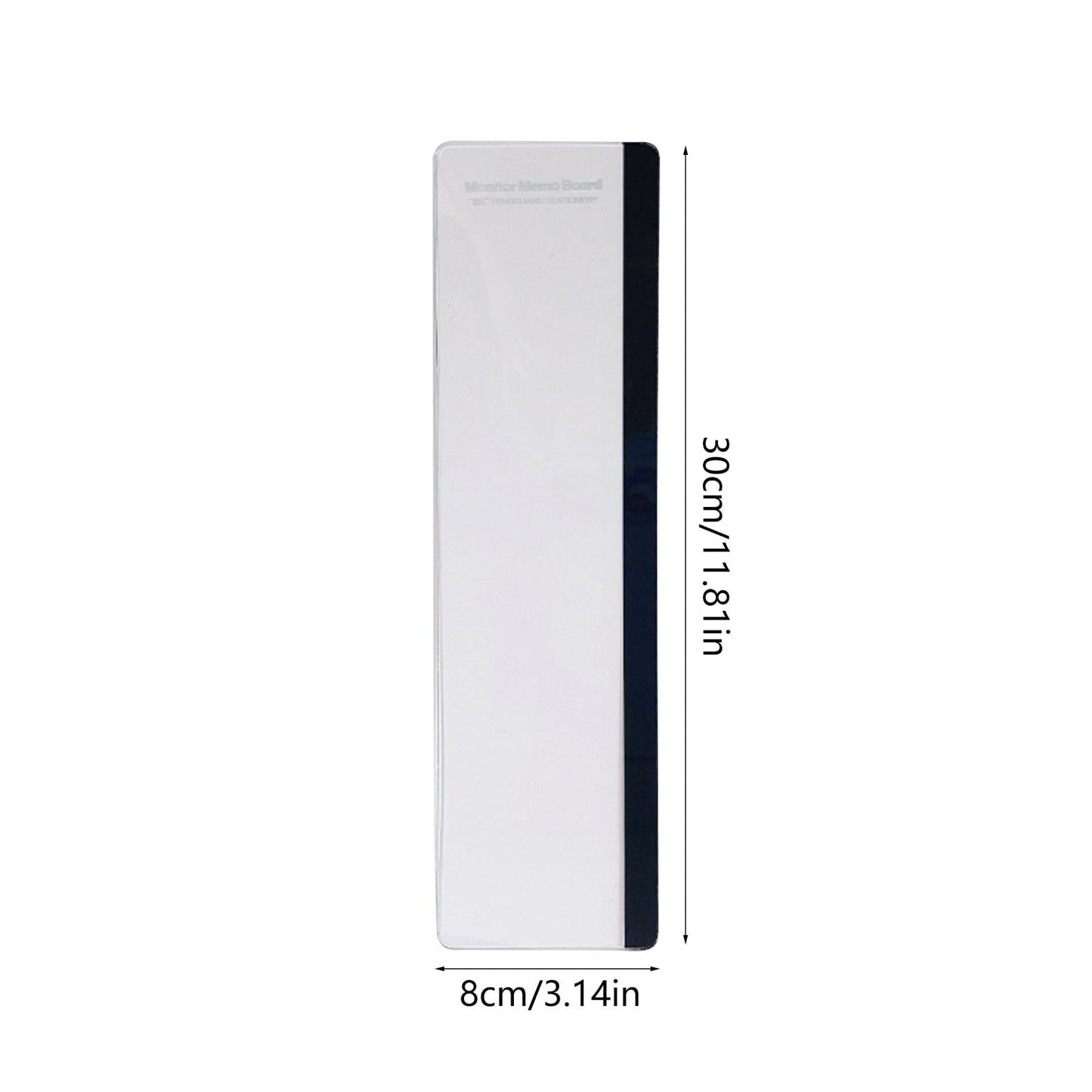 Office Desk Accessories Monitor Memo Board Computer Message Board Office Supplies for Women Men Computer Sticky Note Holder Home Office Accessories Desktop Message Office Decor Clear