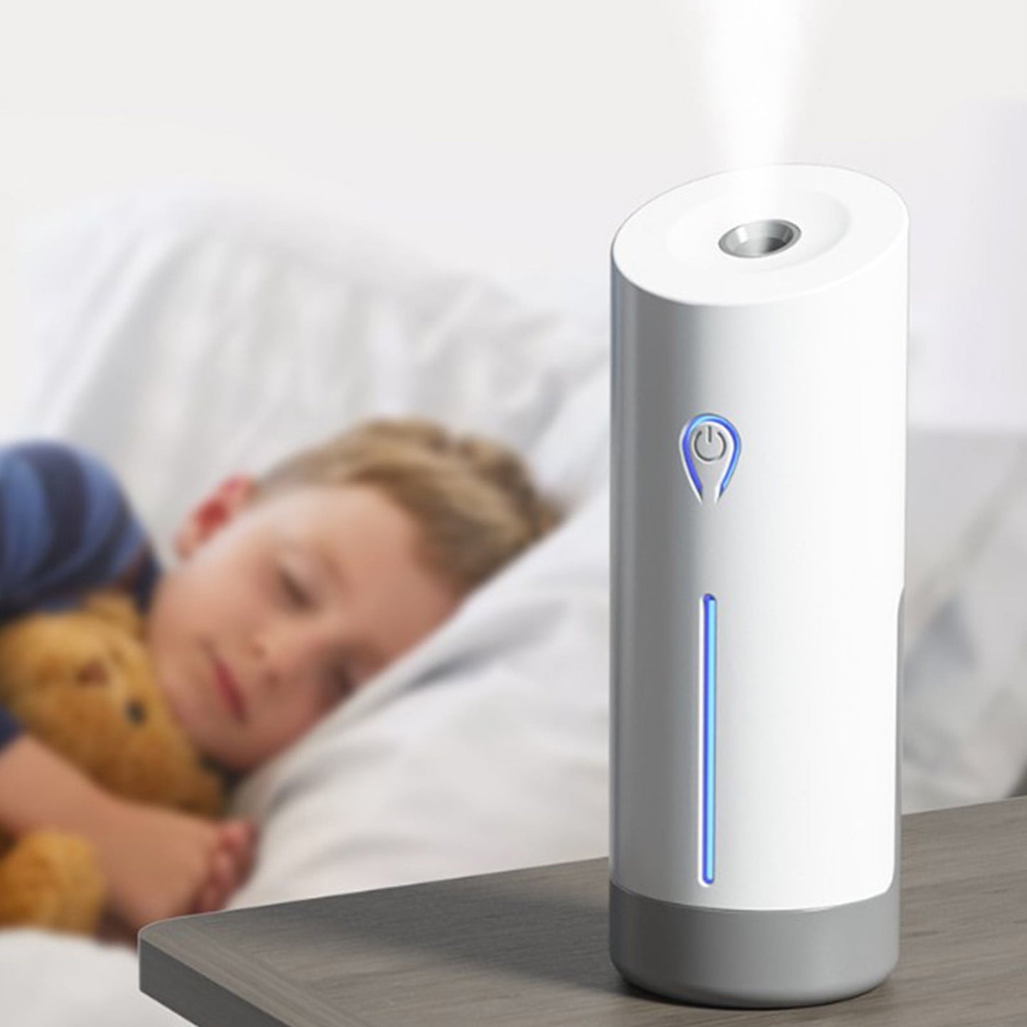 Automatic Air Freshener Diffuser for Large Rooms - 50ml Capacity with Adjustable Timer - USB-Powered Scent Machine for Home/Office - Quiet Operation & LED Display White