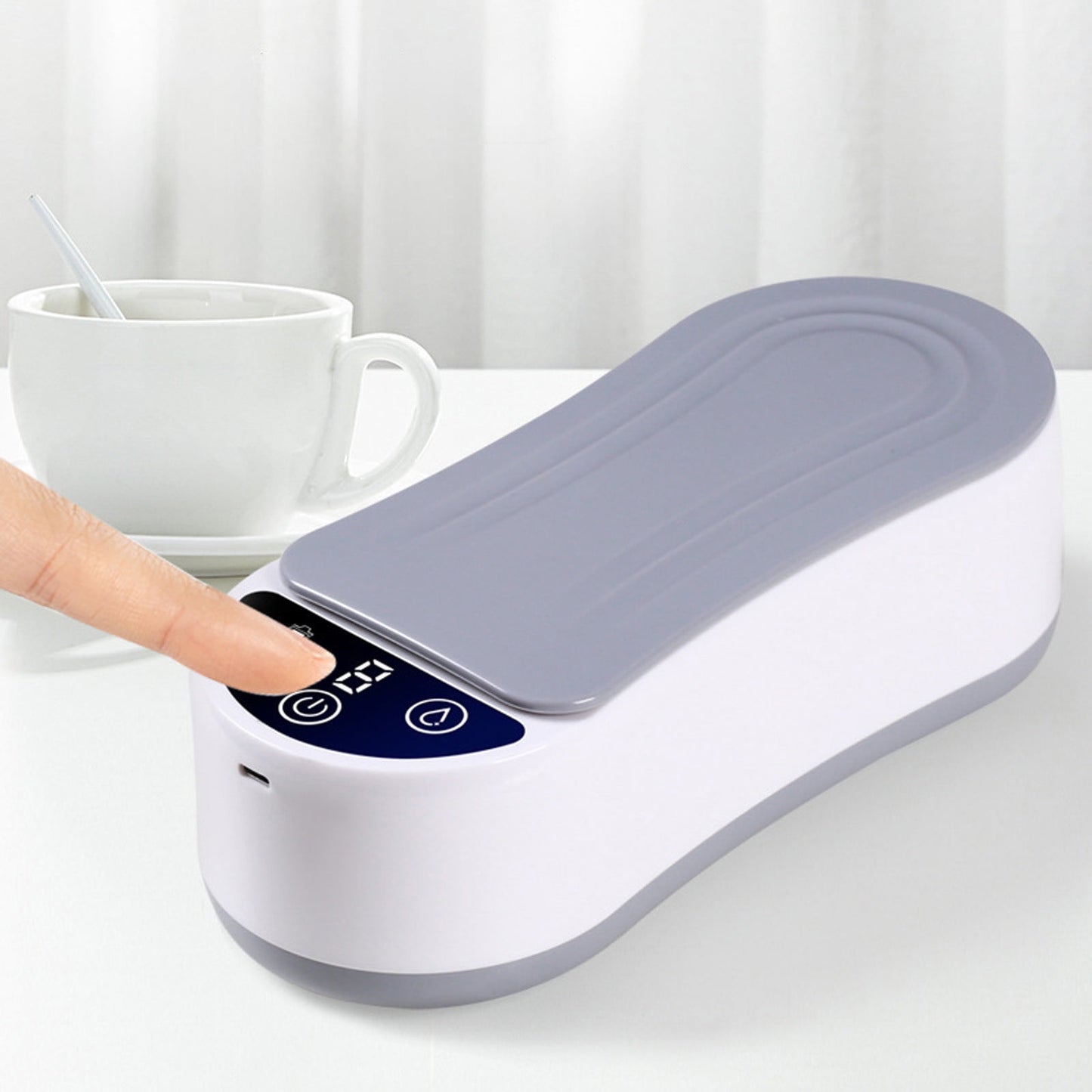 Professional Ultrasonic Cleaner Timer, Ultrasonic Jewelry Cleaner, Portable Jewelry Cleaner Machine, Ultrasonic Retainer Cleaner for Glasses Jewelry