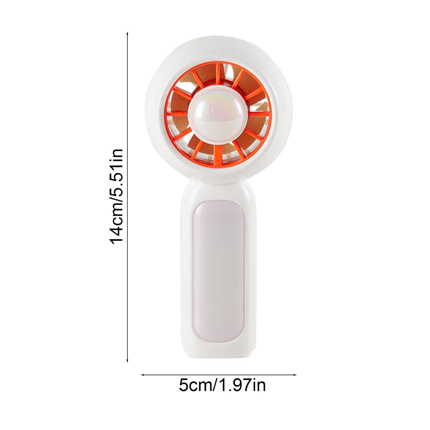 Air Conditioner Fan – The GENUINE Portable Ice Cooling Refrigerating Pad Handheld Cooling Fan That Blows Cold Air White