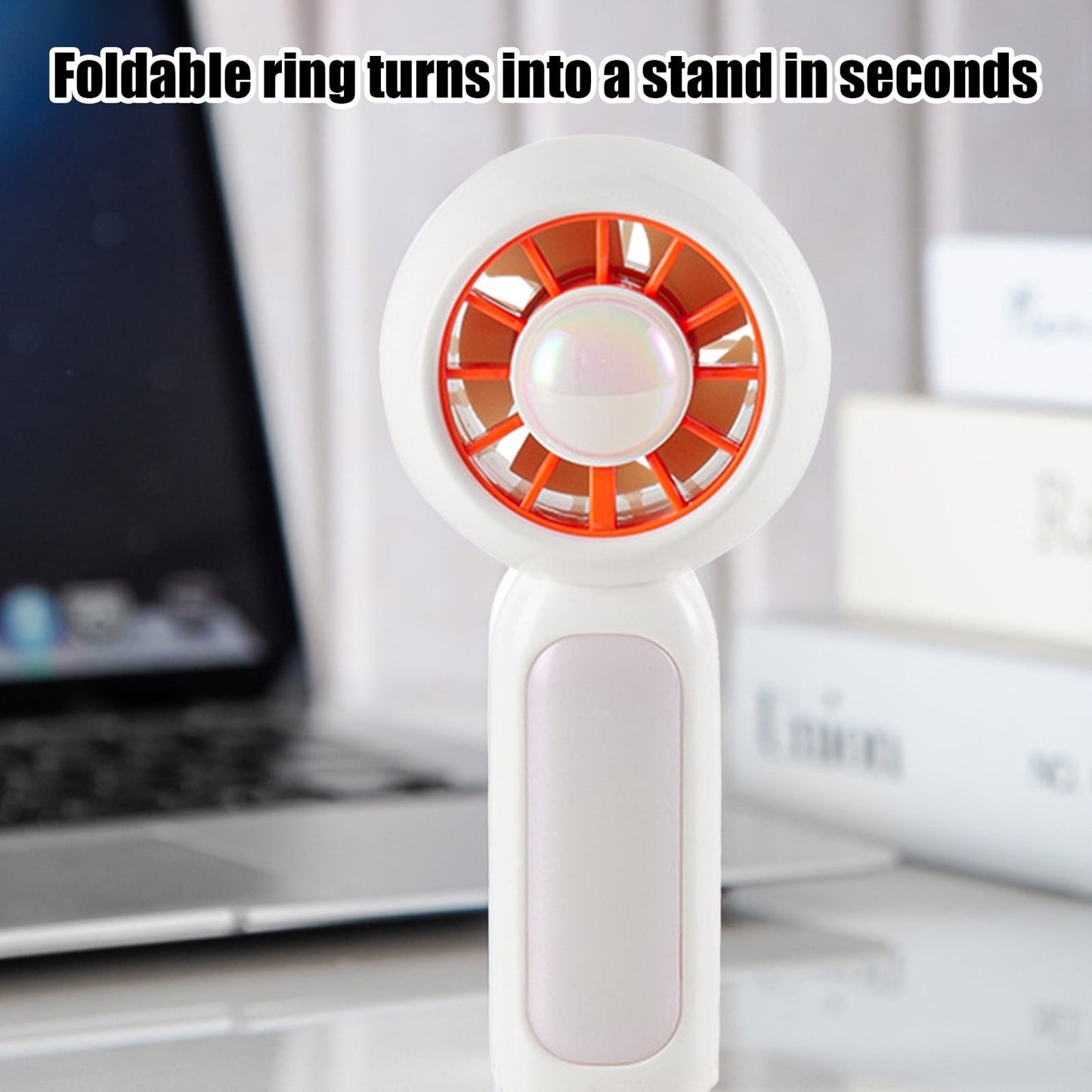 Air Conditioner Fan – The GENUINE Portable Ice Cooling Refrigerating Pad Handheld Cooling Fan That Blows Cold Air White