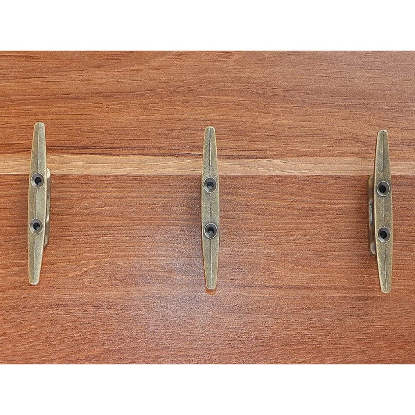 Boat Dock Cleats Rope Cleat Marine Cleats Iron Boat Cleats with Hardware ldeal for Deck,Nautical Decor,Cleats for Boat Dock,Boat Tie Down Cleats 4 PCS, 2x4x0.7 2" x 4" x 0.7" Bronze