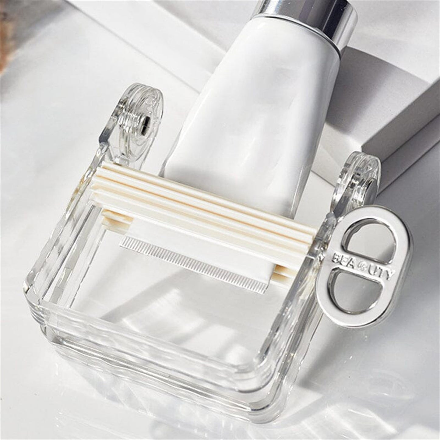 Luxury Paint Tube Squeezer Wringer Tool - Rolling Tube Squeeze Roller for Toothpaste - Toothpaste Tube Squeezer for Artists, Hair Salons, Painters - Daily Living Essential, (Black) 3.39x4.13x3.78 3.39" x 4.13" x 3.78" Black