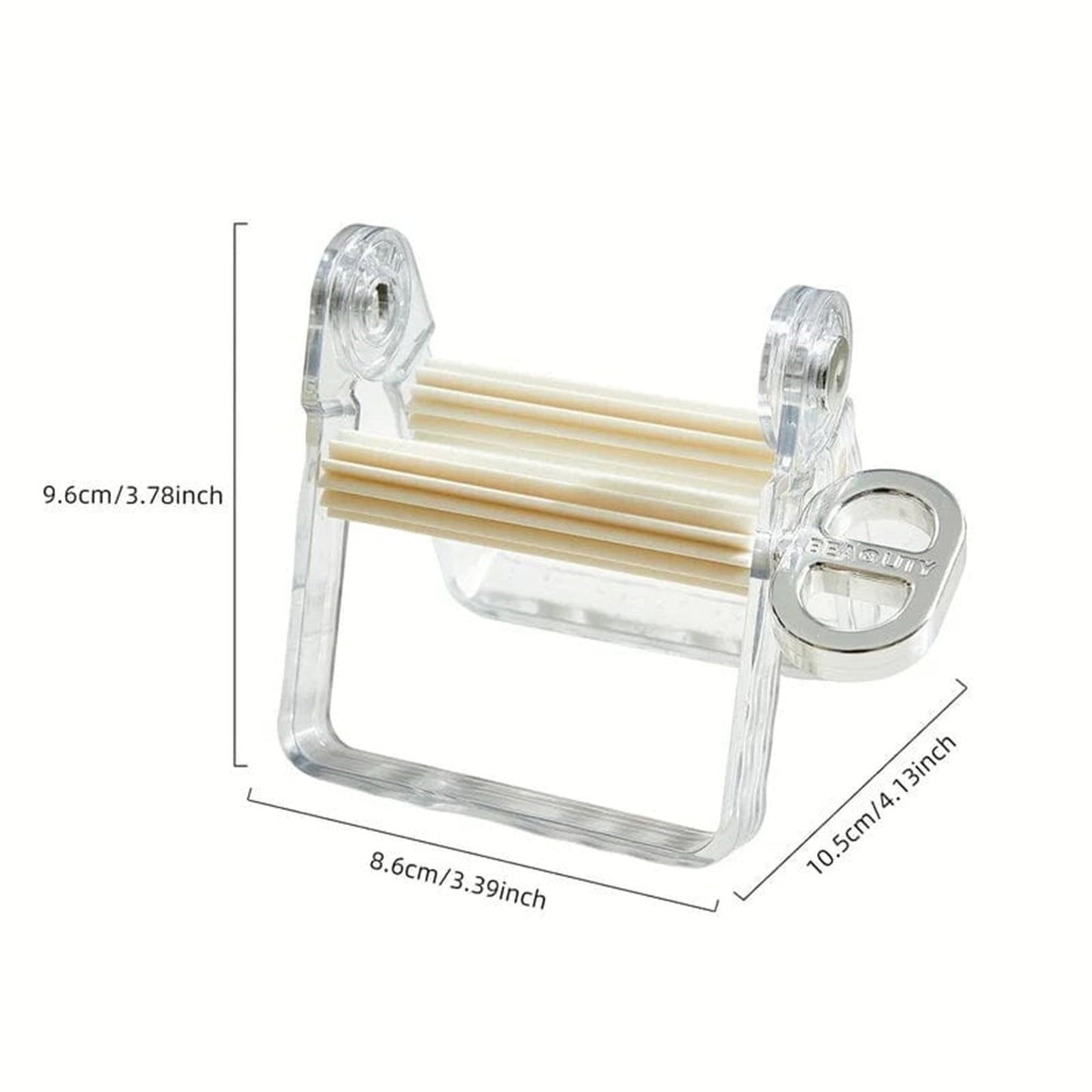 Luxury Paint Tube Squeezer Wringer Tool - Rolling Tube Squeeze Roller for Toothpaste - Toothpaste Tube Squeezer for Artists, Hair Salons, Painters - Daily Living Essential, (Black) 3.39x4.13x3.78 3.39" x 4.13" x 3.78" Black*3