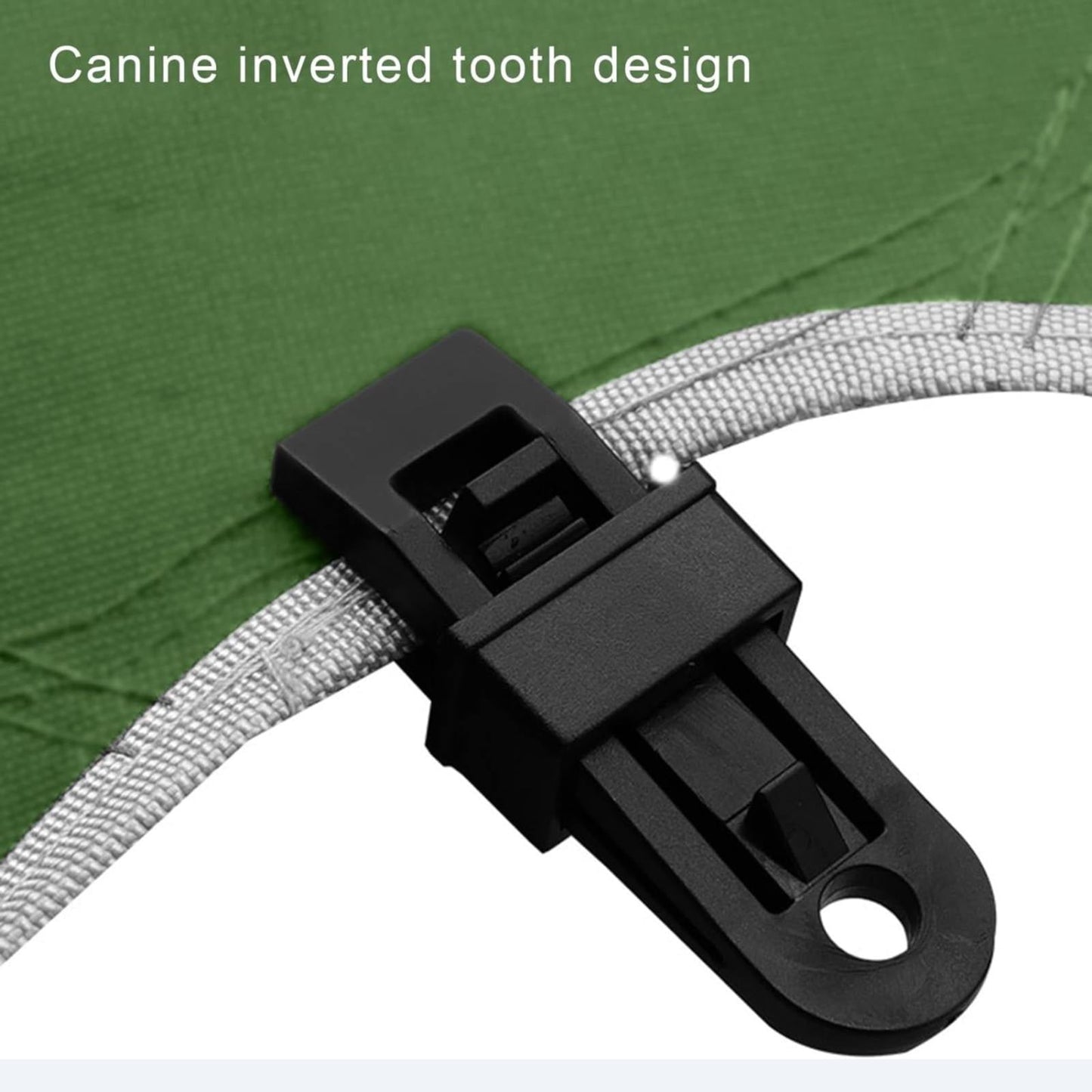 Tarp Clips Heavy Duty Lock Grip,Tarp Clamps for Cover Awnings, Outdoor Camping, Caravan Canopies, Car Covers, 10 PCS Per Pack (Black) 0.98x0.86x3.18 0.98" x 0.86" x 3.18" Black