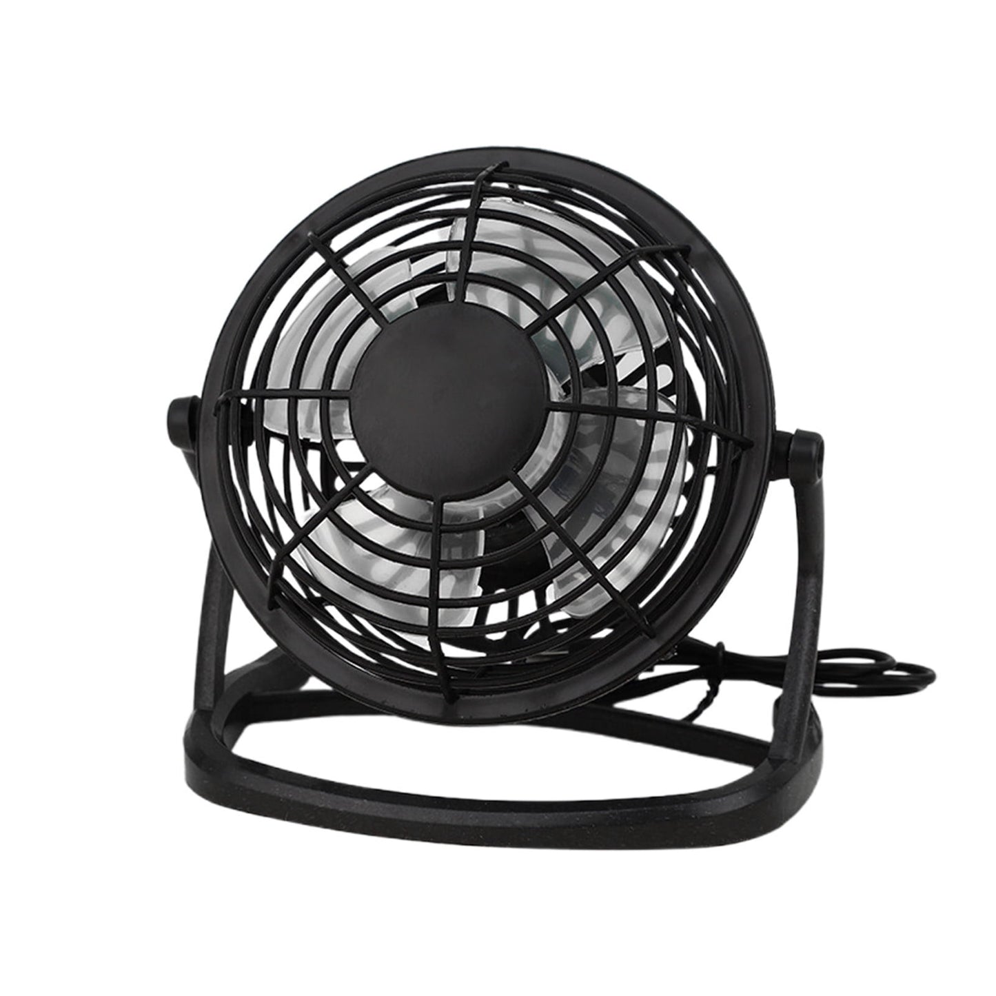4 Inch USB Desk Fan Portable Mini Personal Cooling Fan for Office Dorm Computer Table Quiet Operation 3 Speed Adjustable Clip On Design Battery or Plug In