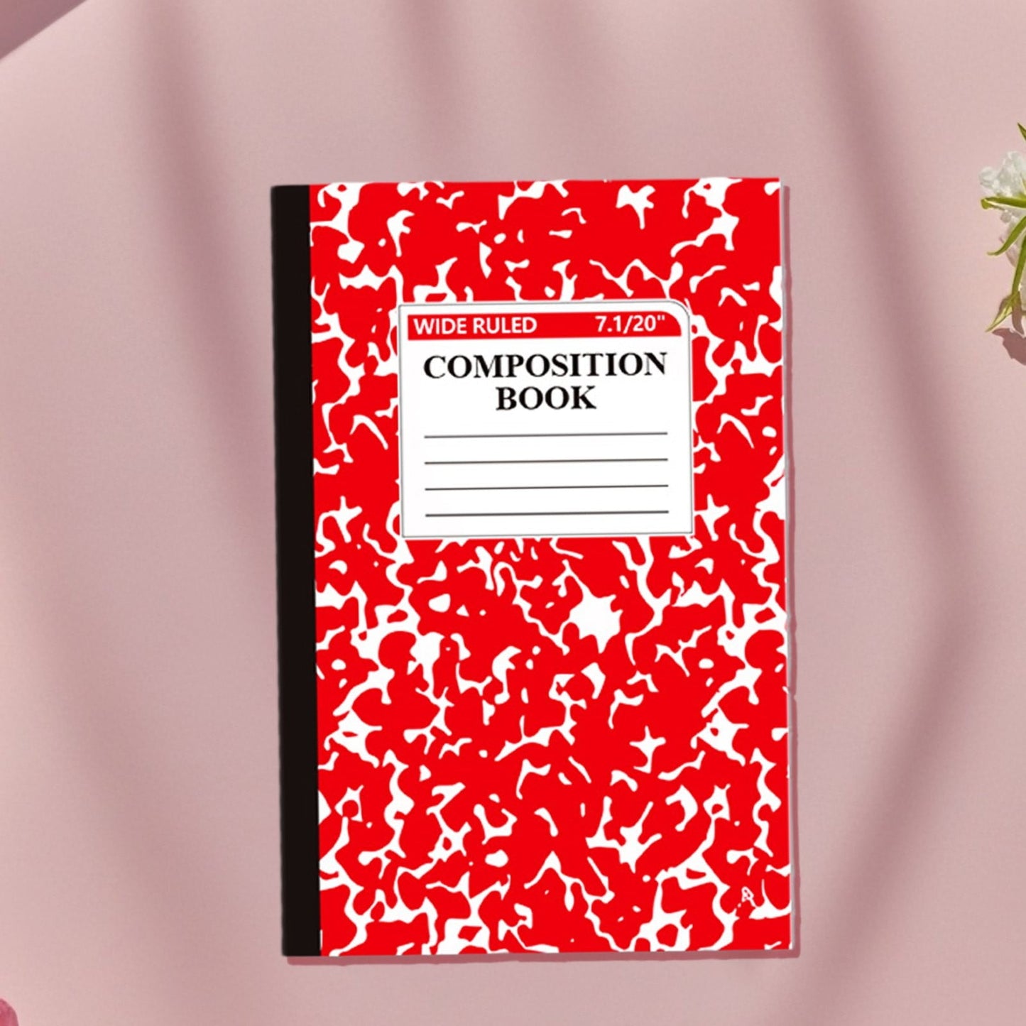 1 Pcs 8 Pastel Colors Office Ruled Composition Books,Composition Notebook, Marble Cover Notepad Lined Cute Journal Notebooks for Office Supplies Notes Taking Writing, 5.5 X 8.27 in(Hot Pink) Green
