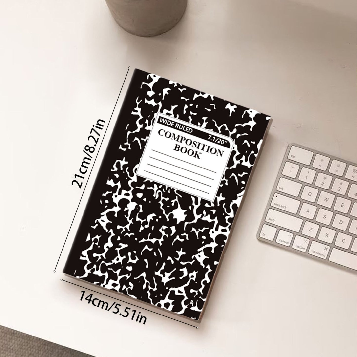1 Pcs 8 Pastel Colors Office Ruled Composition Books,Composition Notebook, Marble Cover Notepad Lined Cute Journal Notebooks for Office Supplies Notes Taking Writing, 5.5 X 8.27 in(Hot Pink) Hot Pink