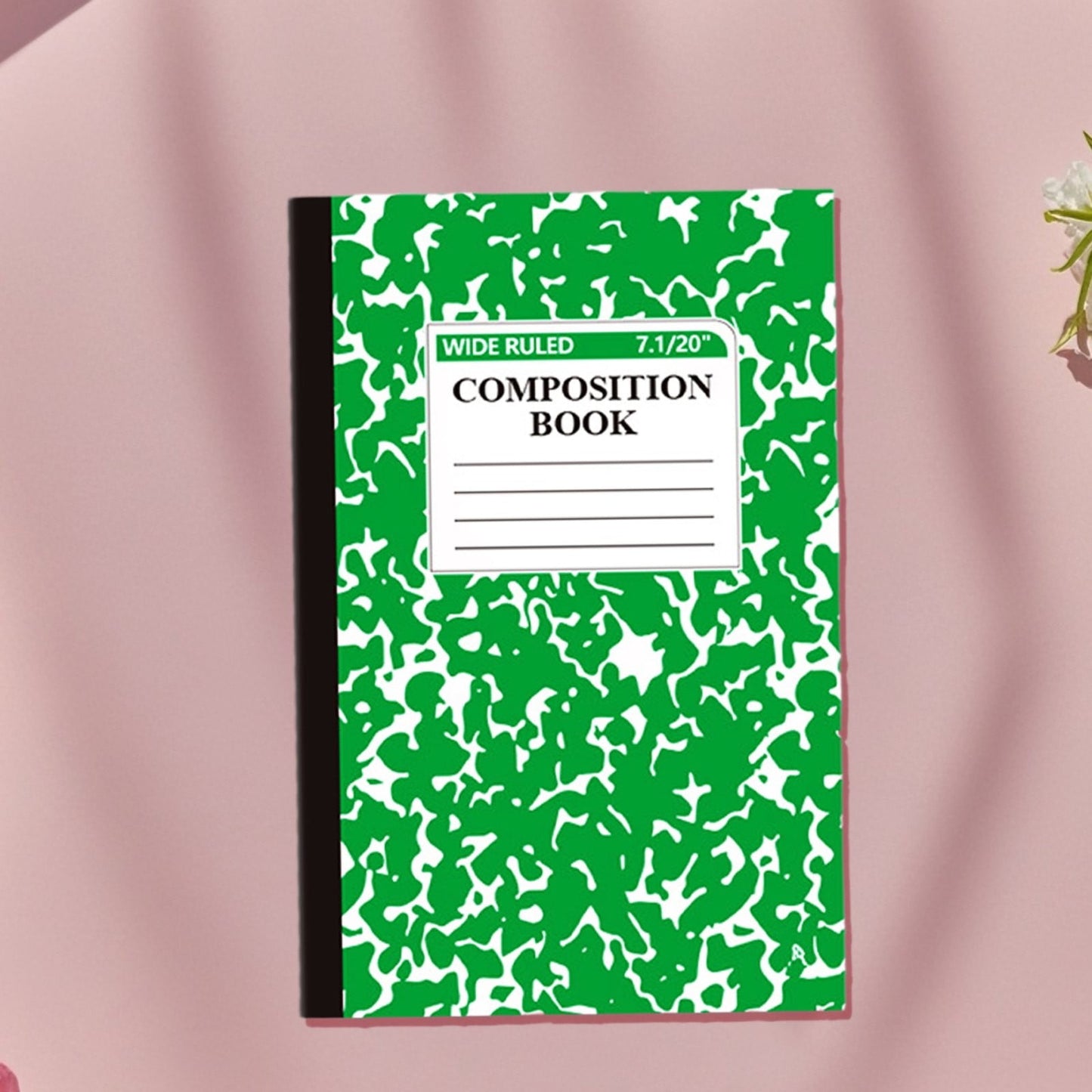 1 Pcs 8 Pastel Colors Office Ruled Composition Books,Composition Notebook, Marble Cover Notepad Lined Cute Journal Notebooks for Office Supplies Notes Taking Writing, 5.5 X 8.27 in(Hot Pink) Hot Pink