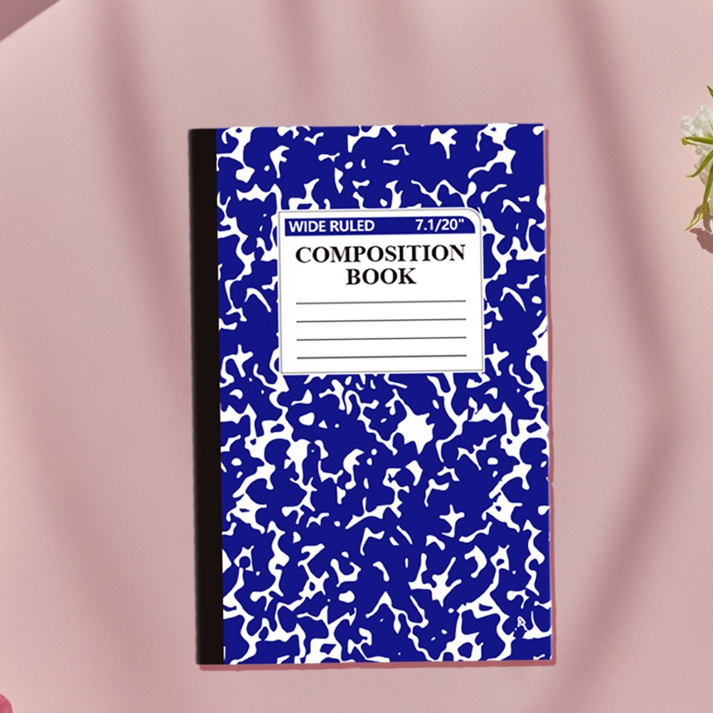 1 Pcs 8 Pastel Colors Office Ruled Composition Books,Composition Notebook, Marble Cover Notepad Lined Cute Journal Notebooks for Office Supplies Notes Taking Writing, 5.5 X 8.27 in(Hot Pink) Hot Pink