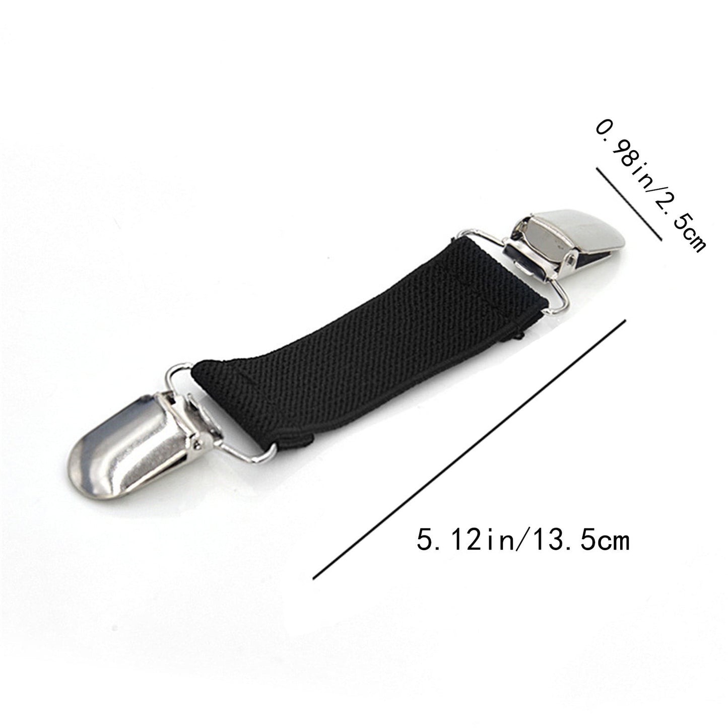 Pant Waist Tightener - Non-Slip Anti-Falling Clips for Garments | Secure Buttons for Preventing Clothes from Slipping | Practical Accessory for Dresses, Shirts, and Daily Wear(Black) Black