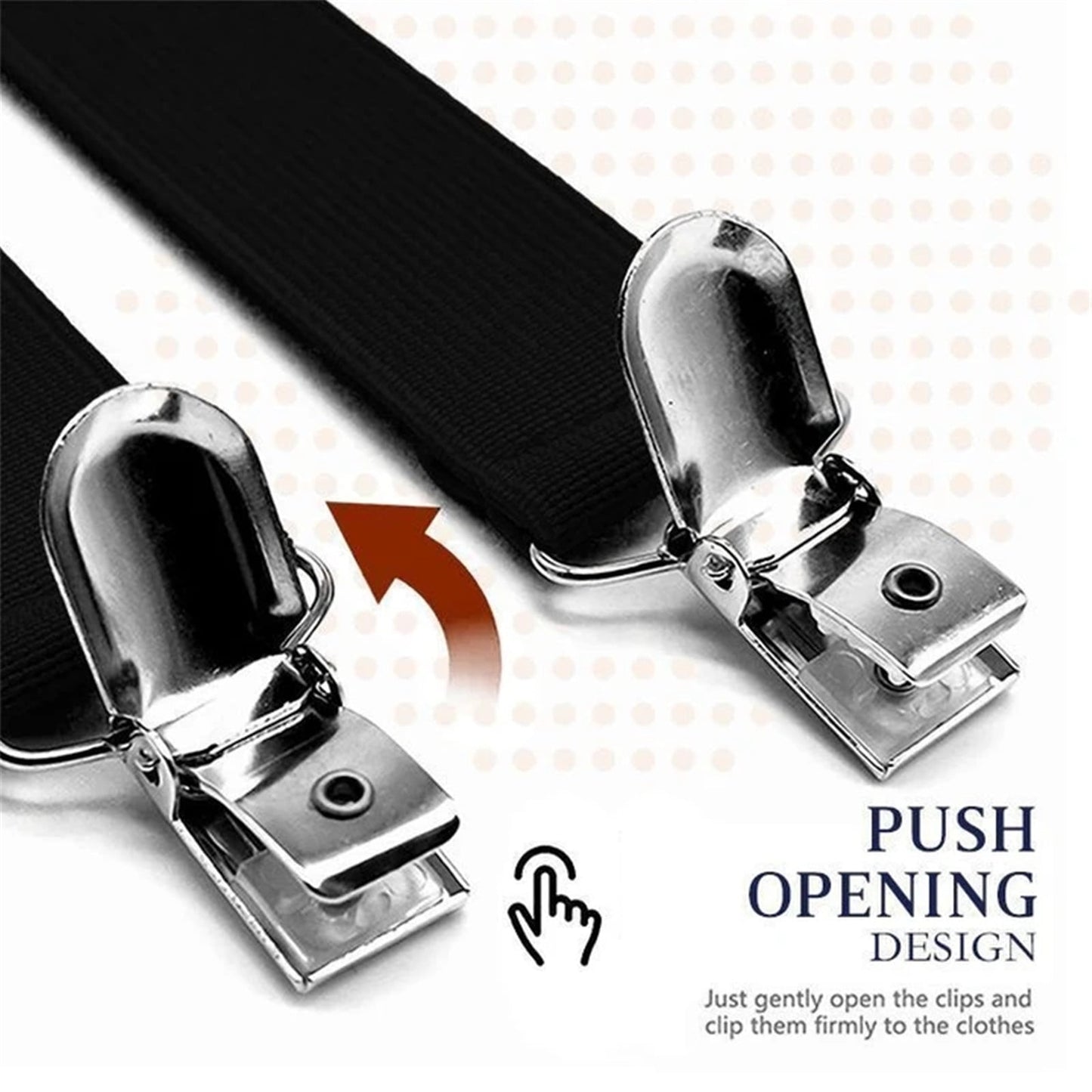 Pant Waist Tightener - Non-Slip Anti-Falling Clips for Garments | Secure Buttons for Preventing Clothes from Slipping | Practical Accessory for Dresses, Shirts, and Daily Wear(Black) Black