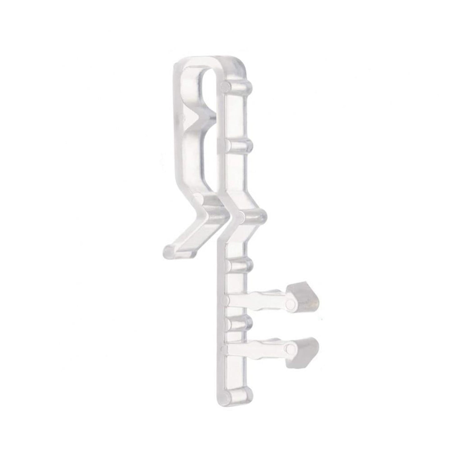 1Pcs Hidden Blind Clips ,Valance Clips,Plastic Clear Blind Clips,Blind Clips For Valance,2 Inch Hidden Channel Valance Clips Clear Plastic Valance Retainer Clips For Home Window Blinds Clear