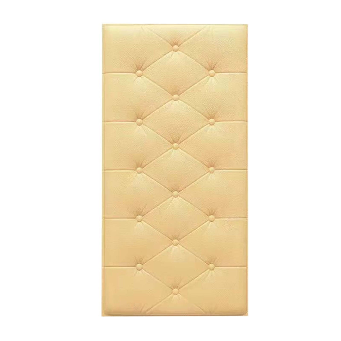 1Pcs 3D Anti Collision Wall Padding For Bedroom,Self Adhesive Peel And Stick Headboard Padded Wall Cushion Upholstered Self-Adhesive Wall Panels Playroom Decorative Protection Panel A