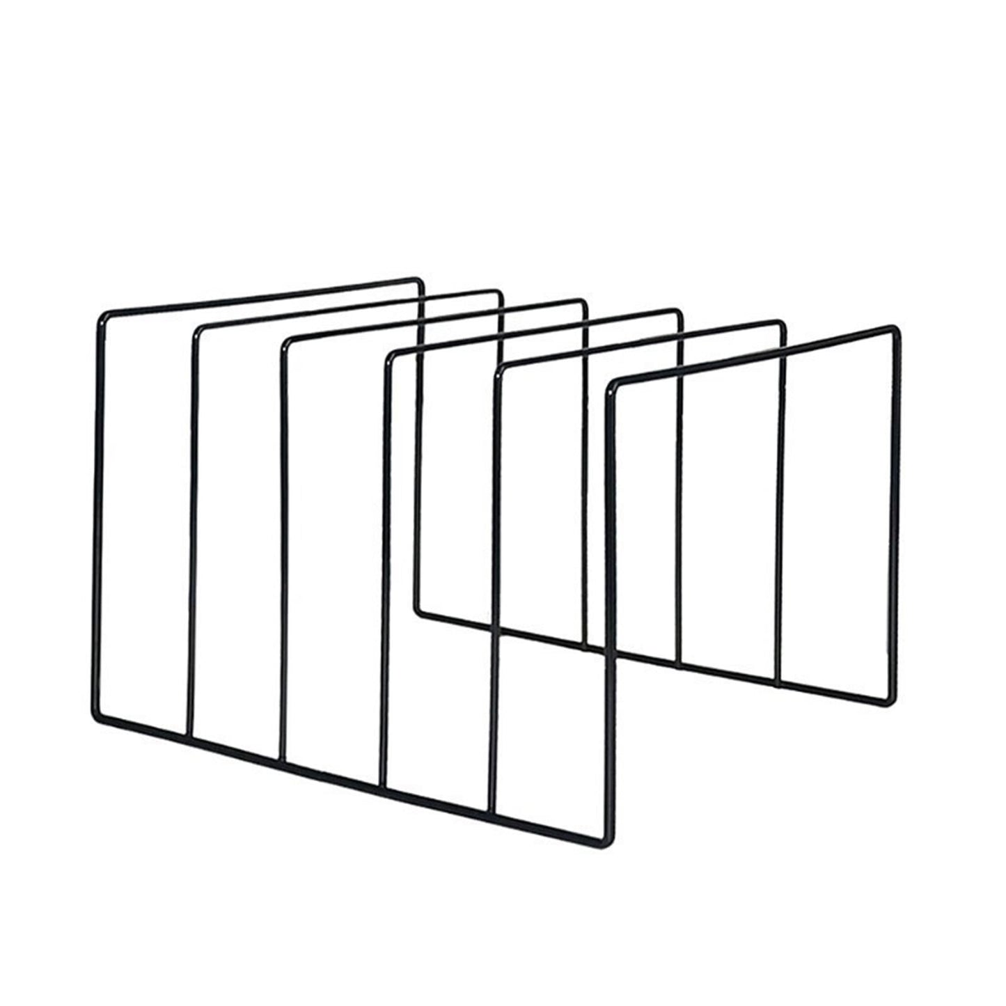 Vinyl Record Storage Holder Stand, Premium Metal Wire Magazine Rack and Book Holder, Functional and Contemporary Vinyl Record Rack Organizer, 1 Pcs, 9.84x4.72x4.72 9.84" x 4.72" x 4.72" Black
