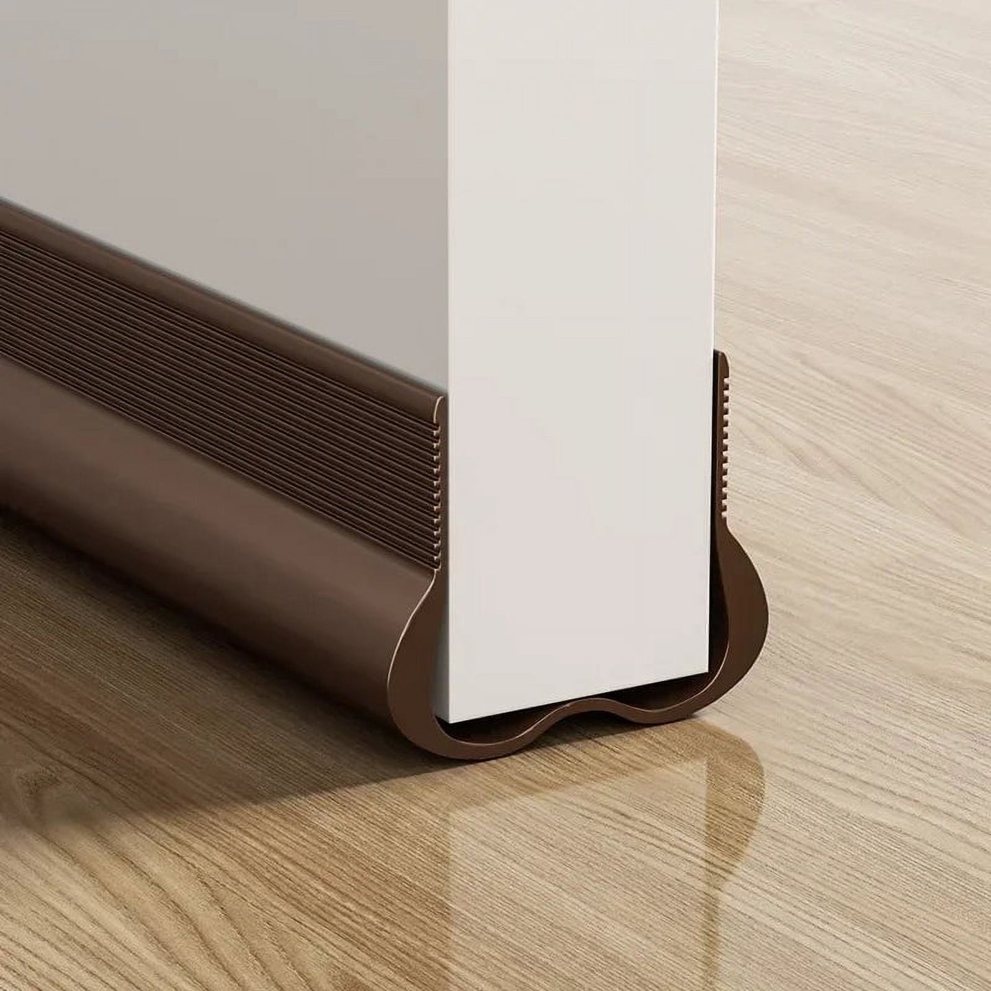 Door Stopper, Door Sweep for Bottom of Door, Door , Weather Stripping Door Seal, Door Filler Soundproof, Dust , Noise Stopper, 1 Pcs, 39.61x1.77x1.18 39.61" x 1.77" x 1.18" Brown