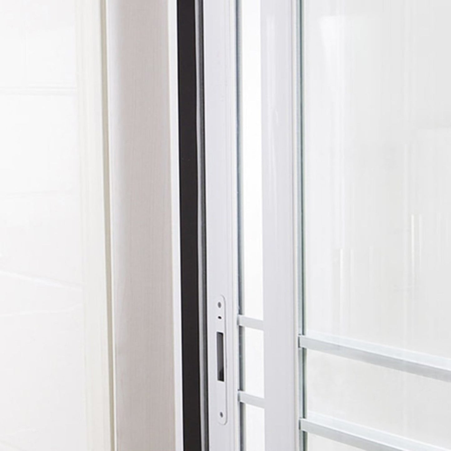 Strong Adhesive Foam Weather Stripping, High Density Weatherproof Weather Stripping Door Seal Strip for Sliding Door, Window, Noise-Reduction Foam Sealing Strip, 1 Roll 1.18 In x 16.4 Ft White*3 Roll