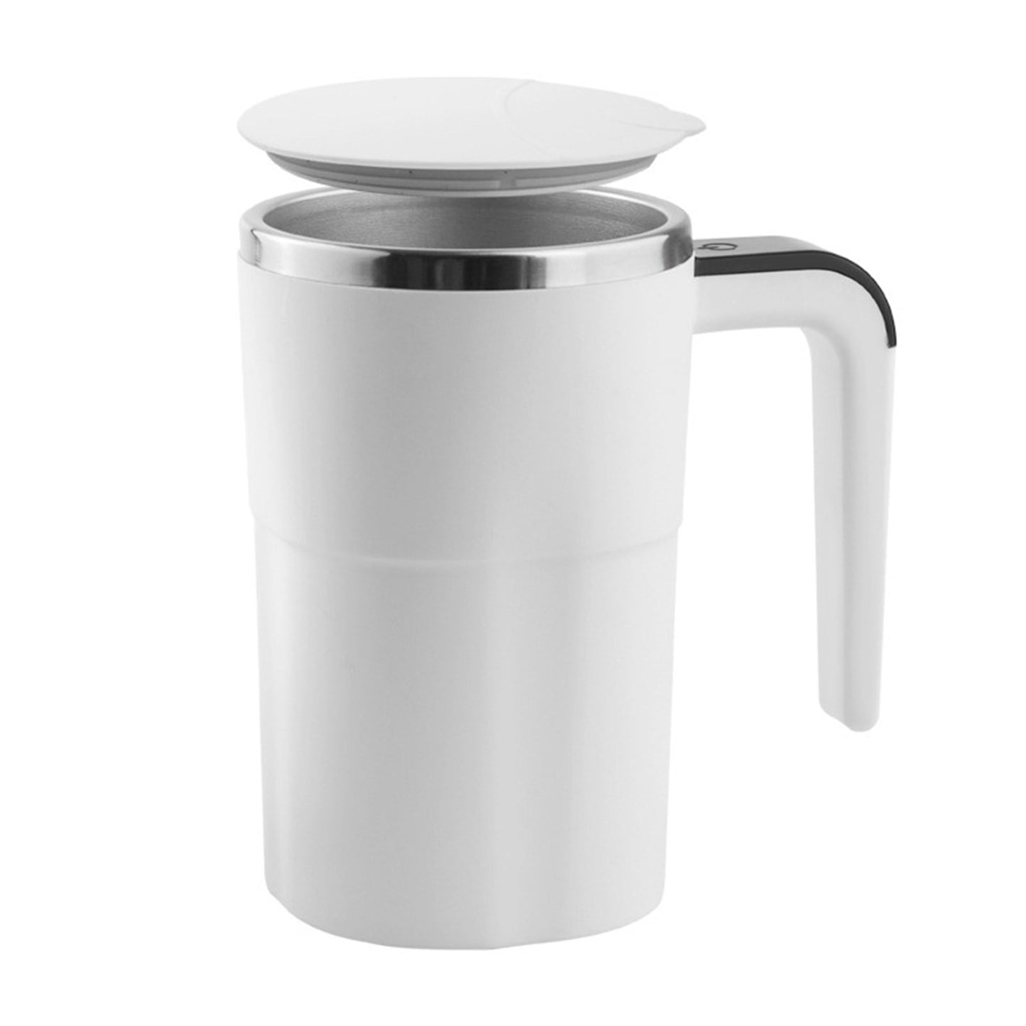 Self-Stirring Magnetic Coffee Mug with Temperature Display,Automatic Mixing for Coffee Tea and Shakes,Food Grade 304 Stainless Steel Liner,Smart LCD Screen for Real-Time Heat Monitoring A