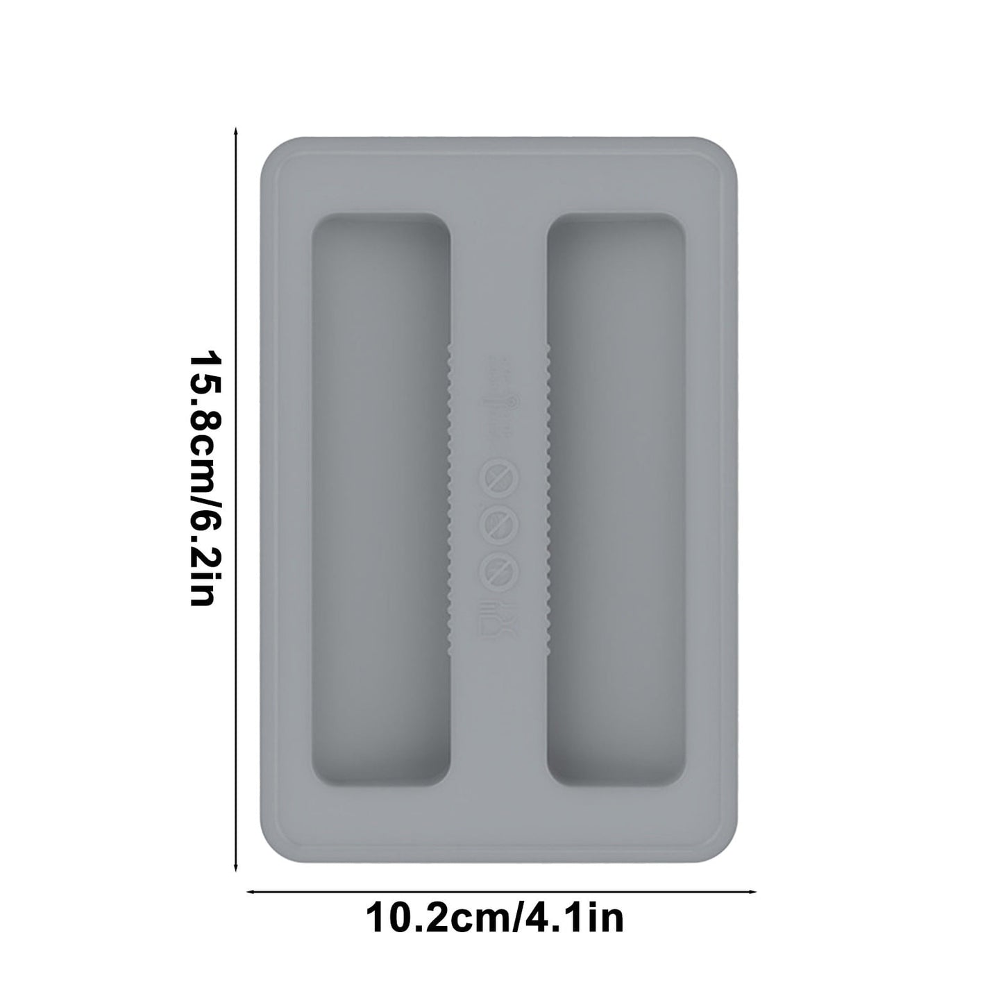 CCMAOLU Silicone Toaster Cover 2 Slice Wide Slot,Reusable Heat Resistance Bread Machine Topper Cover,Dirt Proof Sandwich Accessories That Fit Most Toasters,Simple Design Easy to Clean & Wipe Gray