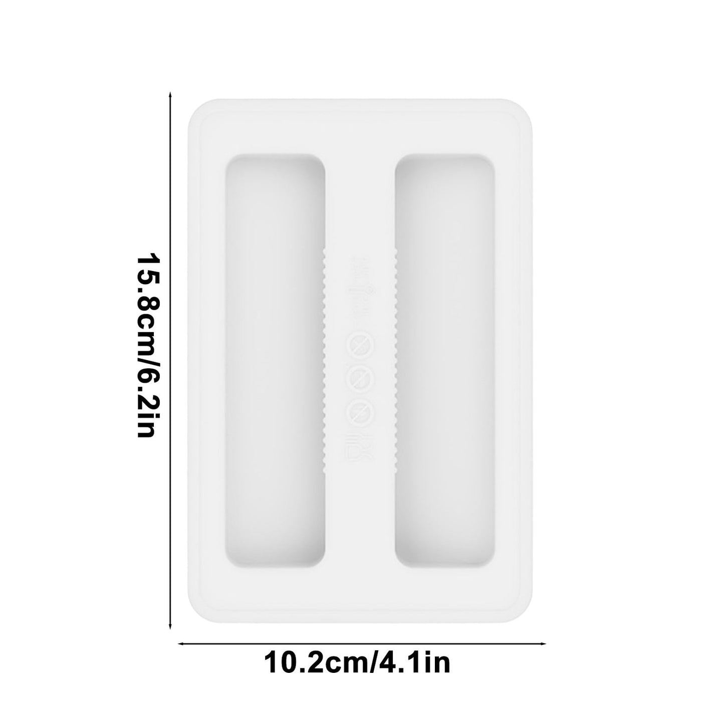 CCMAOLU Silicone Toaster Cover 2 Slice Wide Slot,Reusable Heat Resistance Bread Machine Topper Cover,Dirt Proof Sandwich Accessories That Fit Most Toasters,Simple Design Easy to Clean & Wipe White