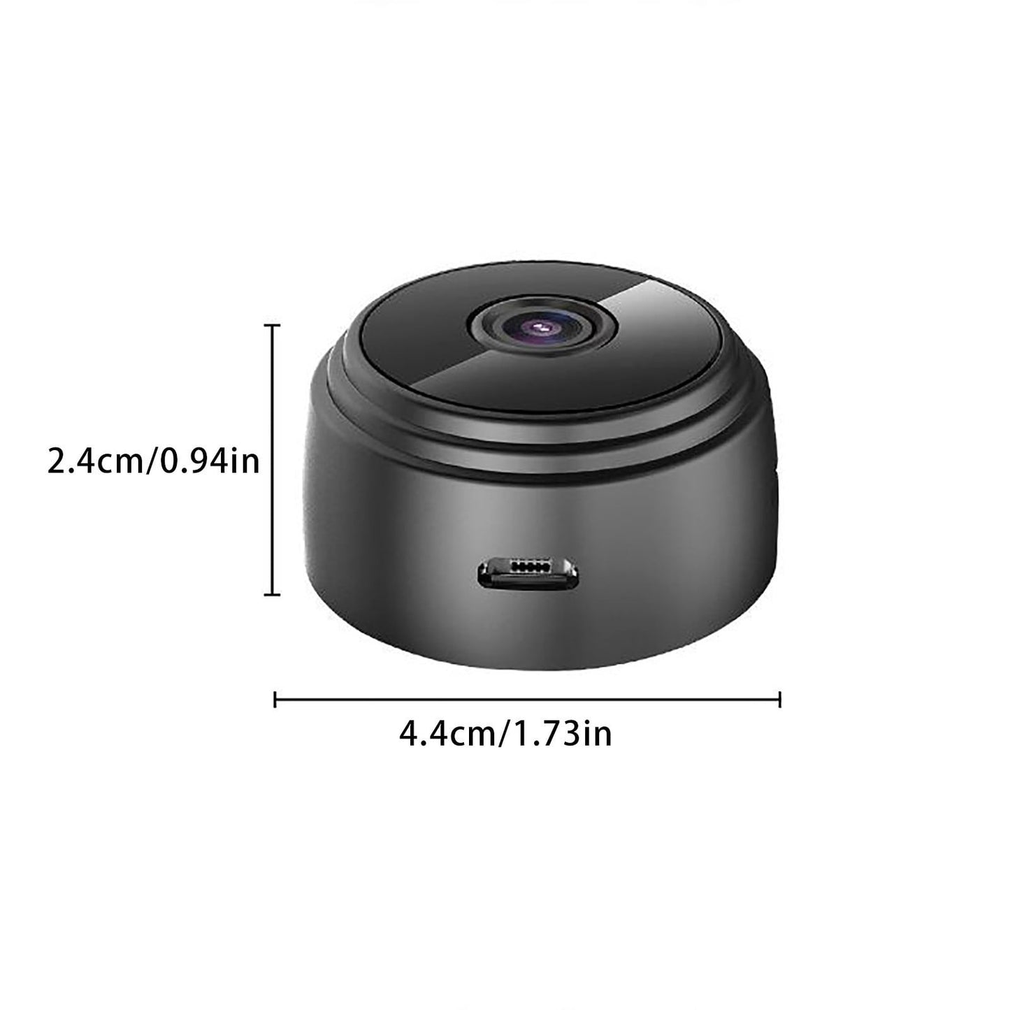 CCMAOLU Mini Security Camera 3 Pack,1080P HD WiFi Spy Camera with Night Vision,USB Powered Hidden Camera for Home Office,Remote Monitor via Phone APP,Motion Detection