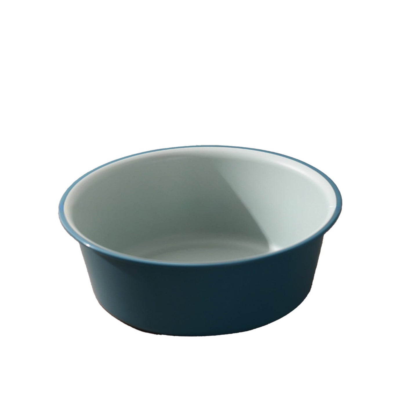 Wide Foot Wash Basin with Two-Color Design, Durable High-Temperature Plastic Washbasin for Laundry and Bathing, 13-Inch Round Shape with Large Capacity, Stable Flat Bottom for Home and Hotel Use C