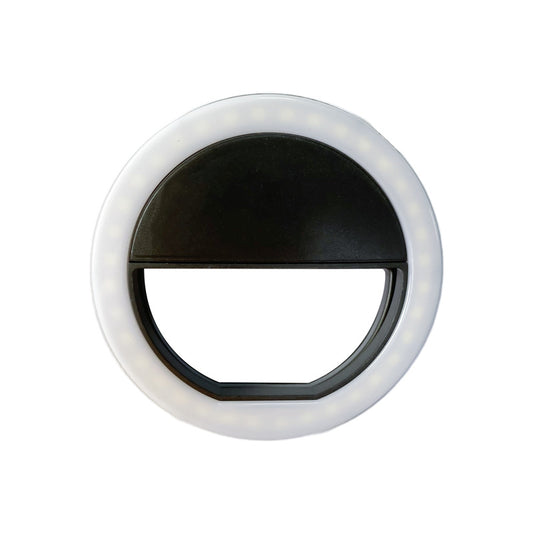 LED Ring Light 85mm - Universal & Adjustable - Selfie Ring Light for Phone - Selfie Ring Light for Streaming - Makeup Lamp Round Light - Portable Ring Light - Cheap Studio Lamp