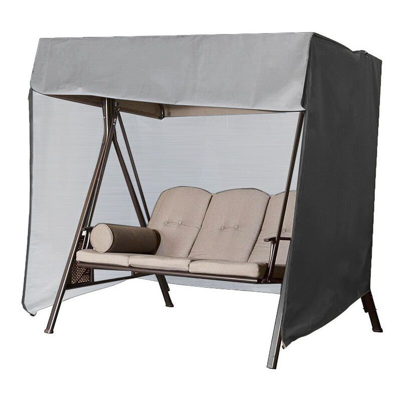 Garden Swing Cover Waterproof UV Resistant Oxford Fabric, 220 x 125 x 170 cm