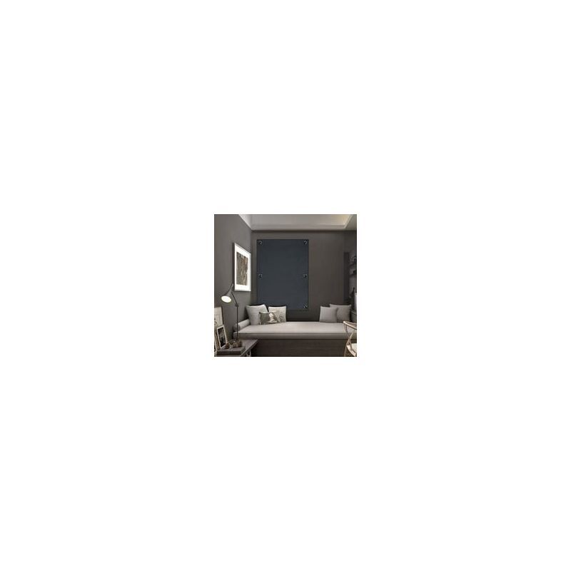 Thermal Insulated Blind Curtain with Suction Cups Compatible with Velux Roof Windows Dark Gray, 60 x 120 cm