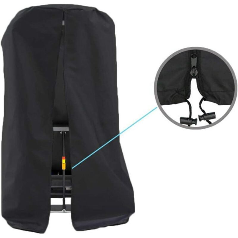 Folding Treadmill Cover with Zipper Dustproof Protective Cover, 46 x 38