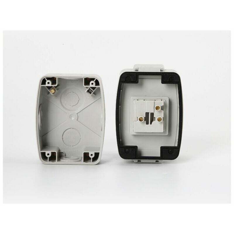 IP66 Waterproof Outdoor Wall Socket Dustproof Single Socket