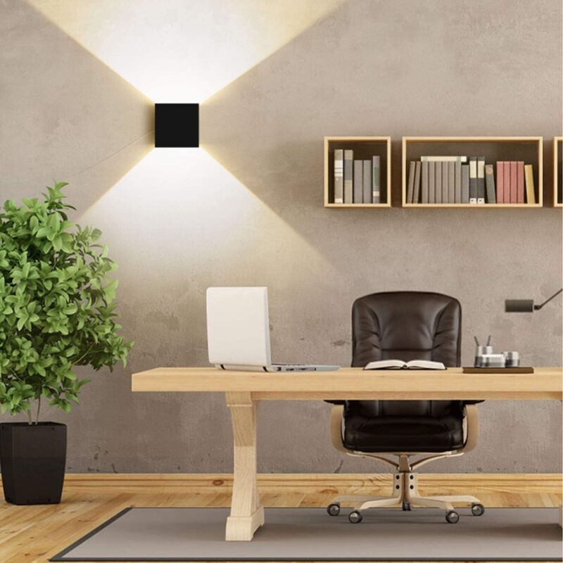 3 Pack 12W LED Wall Lights Adjustable Beam Angle IP65 Waterproof 2700-3000K Warm White