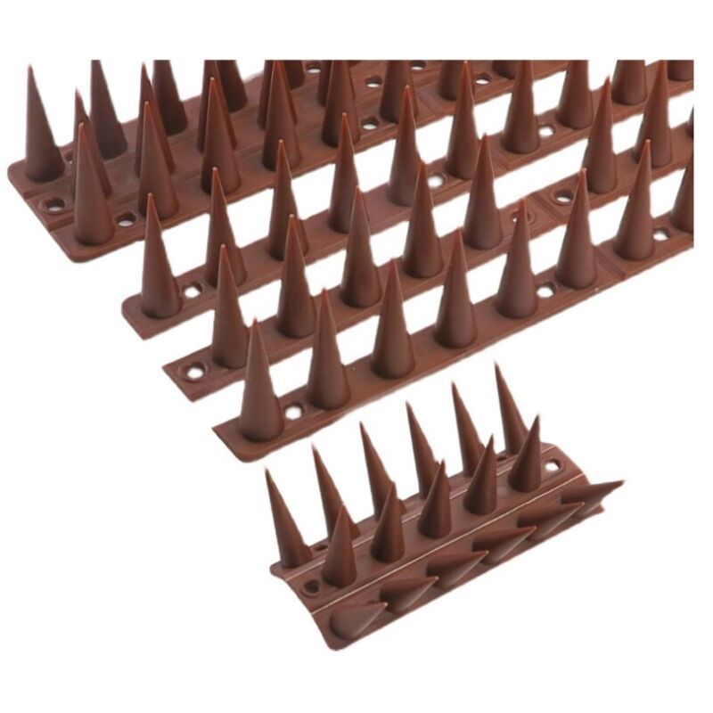 12 Pcs Anti Pigeon Spikes Bird Deterrent Strips, 5.4 m