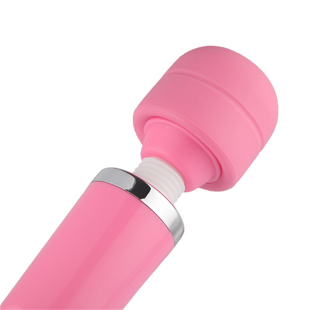 Tutuviw 10 Speeds Wired Powerful Handheld Electric Back Massager with Strong Vibrations, Personal Therapy Massager for Muscle Aches, Sports Recovery, Body Pain (Black) Pink