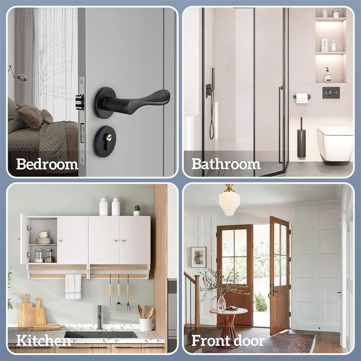 Tutuviw Over the Door Hook,Cat Design Wall Hooks Over Door Hook with 7 Hooks for Back of Bedroom Bathroom Door Punch-Free Coat Rack Organizer Clothes Key Holder Towel Door Coat Hanger,Black Brown