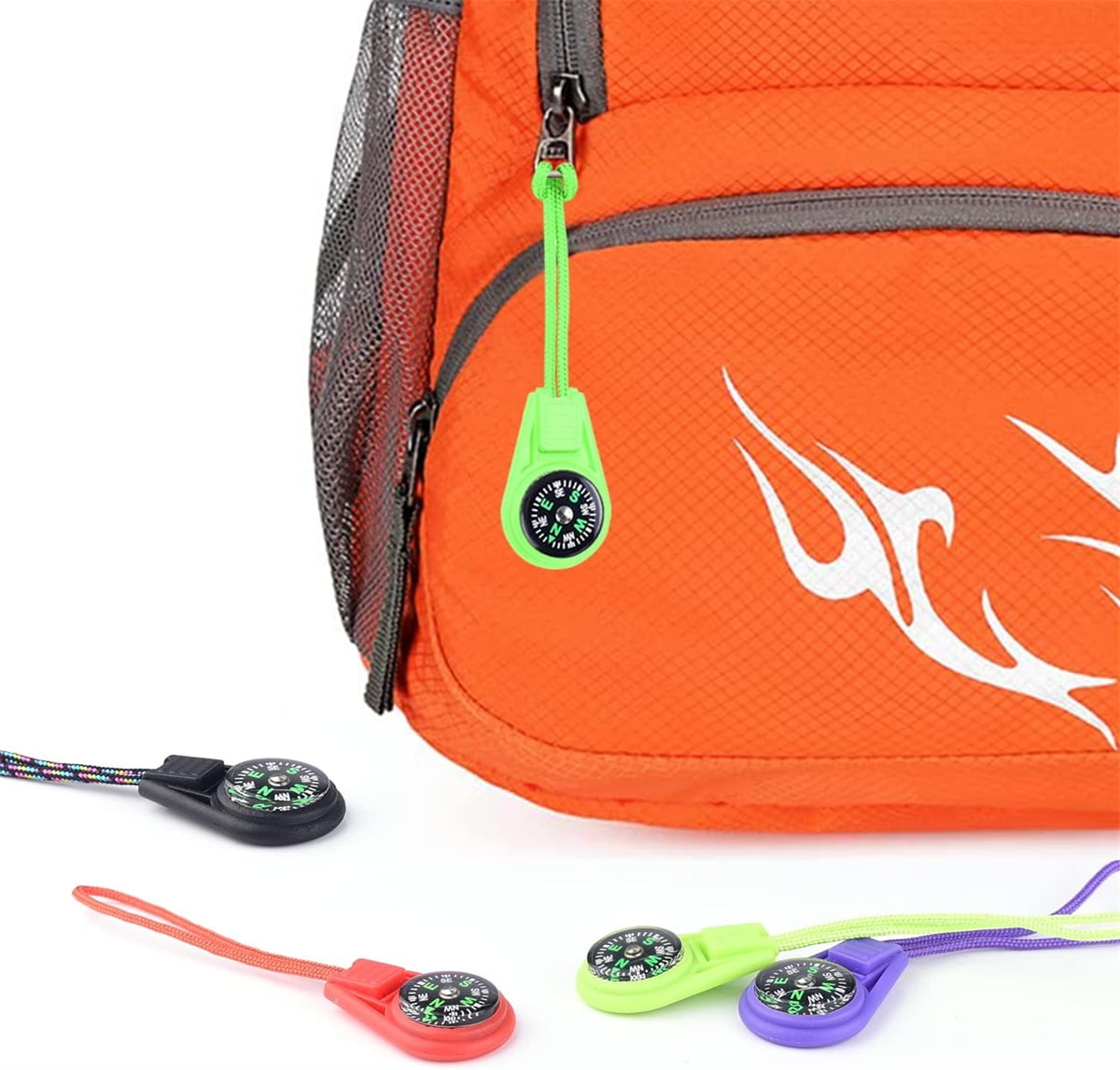 Tutuviw 25Pcs Compass for Kids Bulk,Multi-Color Mini Survival Compass,Outdoor Pocket Compass,Mini Compass Keychain Bulk for Hiking Survival Kits Watchband Bracelet Necklace Key Chain