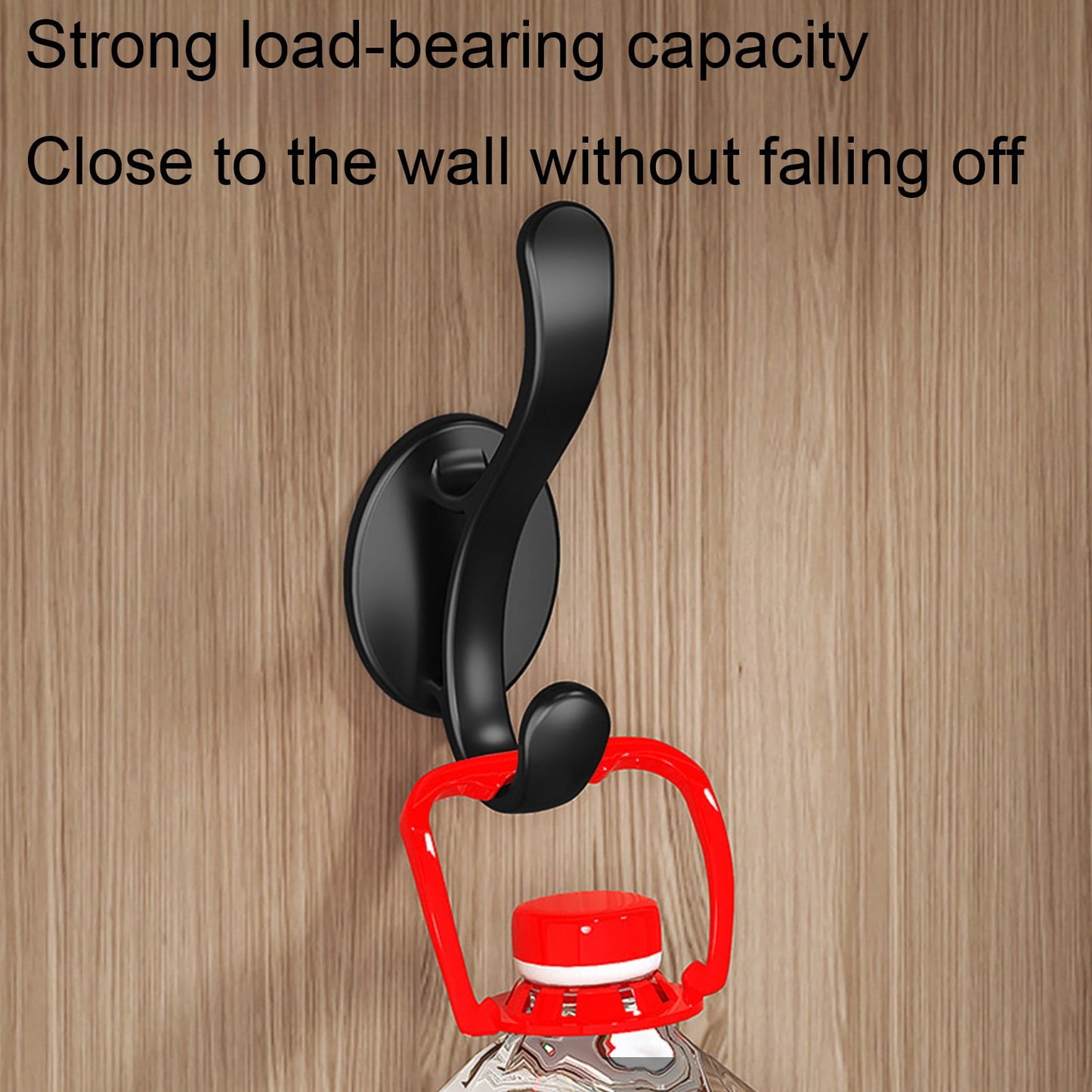 Wall Mounted Coat Hooks, 5 Pack Heavy Duty Hardware Robe Hooks, Decorative for Single Hanging Coats Towel Cubicle Classroom Kitchen Bath Backpack Hat Hook Black