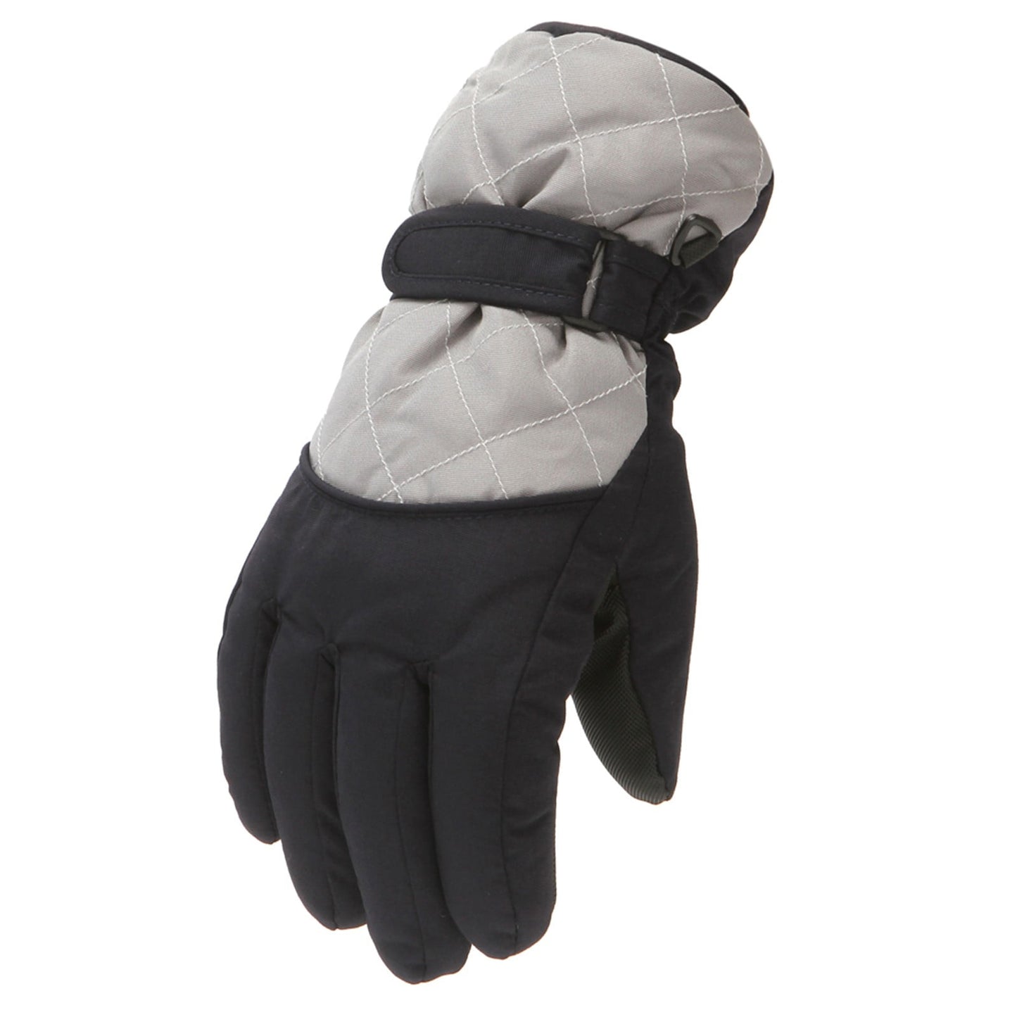 GXWEA 2T Gloves Kids Waterproof Gloves Kids Gloves Winter Gloves Thick Gloves Stretchy Warm Gloves Boys Girls 6-11 Year AHA2 kids snow gloves Grey