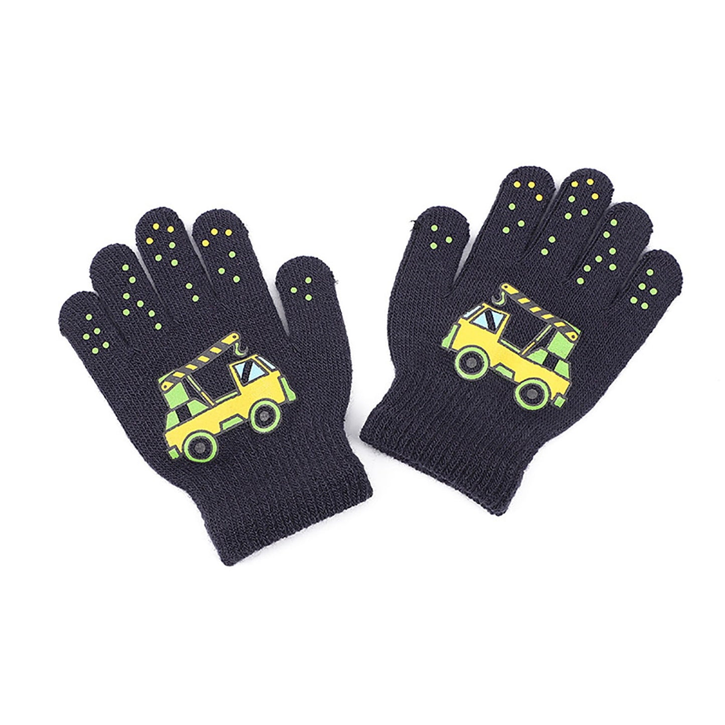 GXWEA 2T Gloves Kids Waterproof Gloves Kids Gloves Winter Gloves Thick Gloves Stretchy Warm Gloves Boys Girls 6-11 Year 5-12 years AHA4 kids snow gloves Black