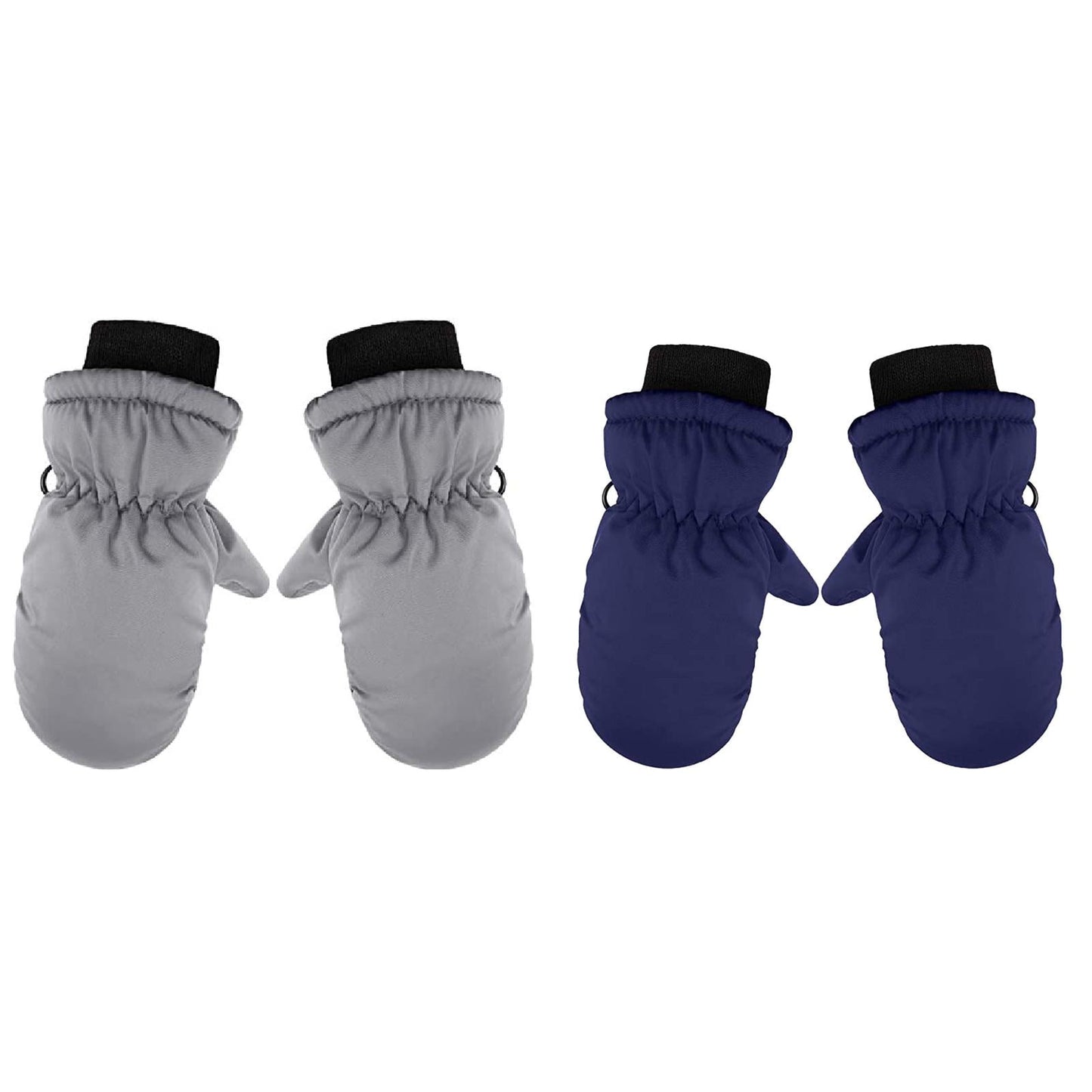 GXWEA 2T Gloves Kids Waterproof Gloves Kids Gloves Winter Gloves Thick Gloves Stretchy Warm Gloves Boys Girls 6-11 Year One Size color-9