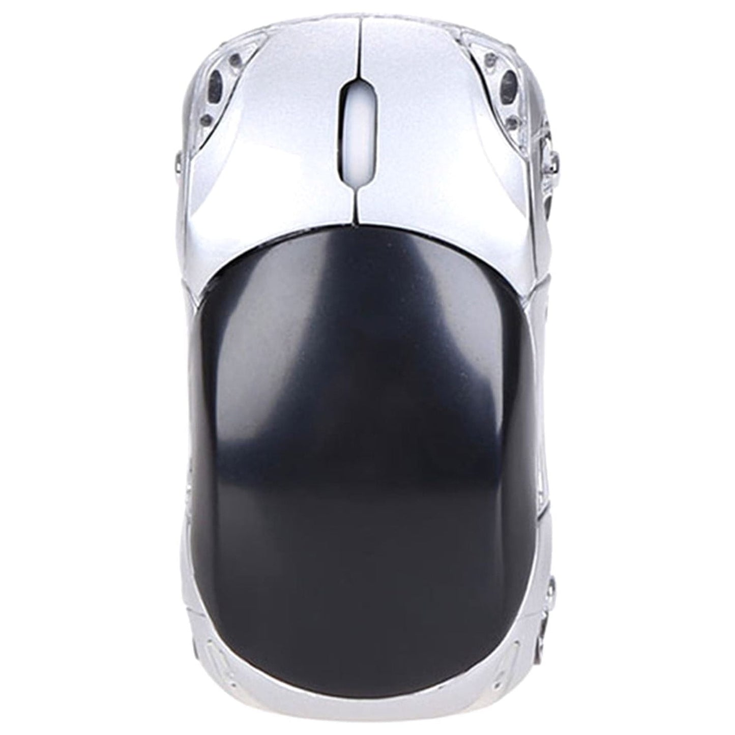 2.4G Wireless Mouse, Cute Car Mouse, 2.4G Wireless (10m Range) and USB Plug and Play, 1200DPI Optical Tracking, for PC Computer Laptop Tablet, with LED Light Pink