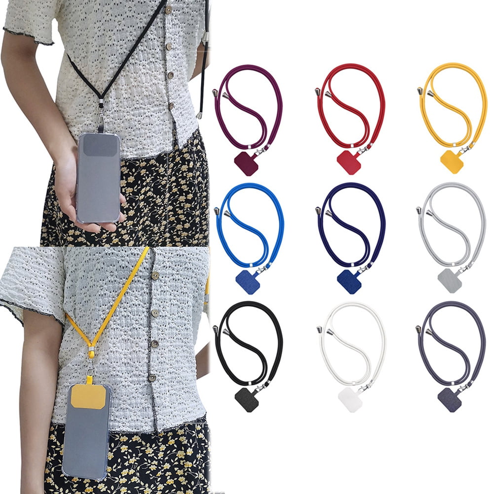 Mightlink Phone Lanyard,Universal Crossbody Cell Phone Lanyards Adjustable Shoulder Neck Straps,Cell Phone Lanyard Compatible for All Smartphones Chinese Red