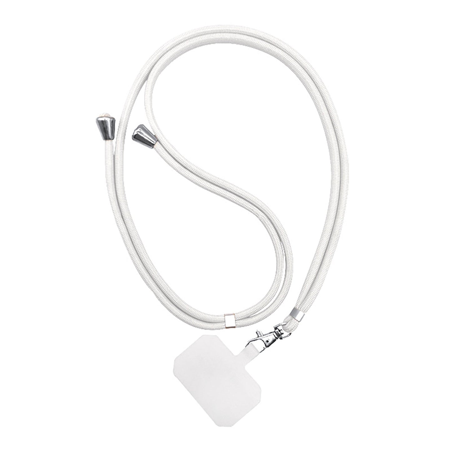 Mightlink Phone Lanyard,Universal Crossbody Cell Phone Lanyards Adjustable Shoulder Neck Straps,Cell Phone Lanyard Compatible for All Smartphones White