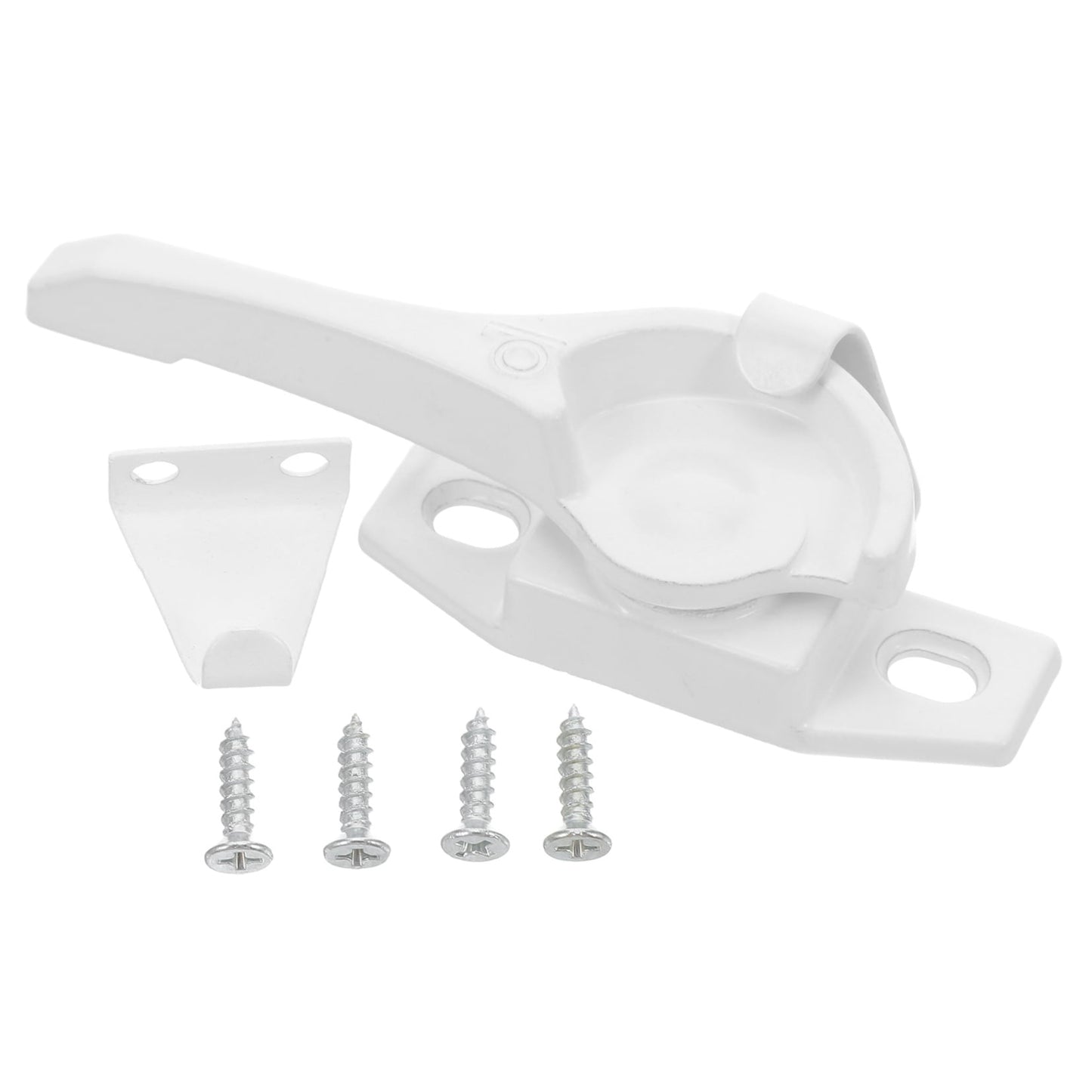 HOOWIFFY Aluminum Sliding Window Lock, and Stylish Design, Easy to Install, Includes 4 Sets for Secure
