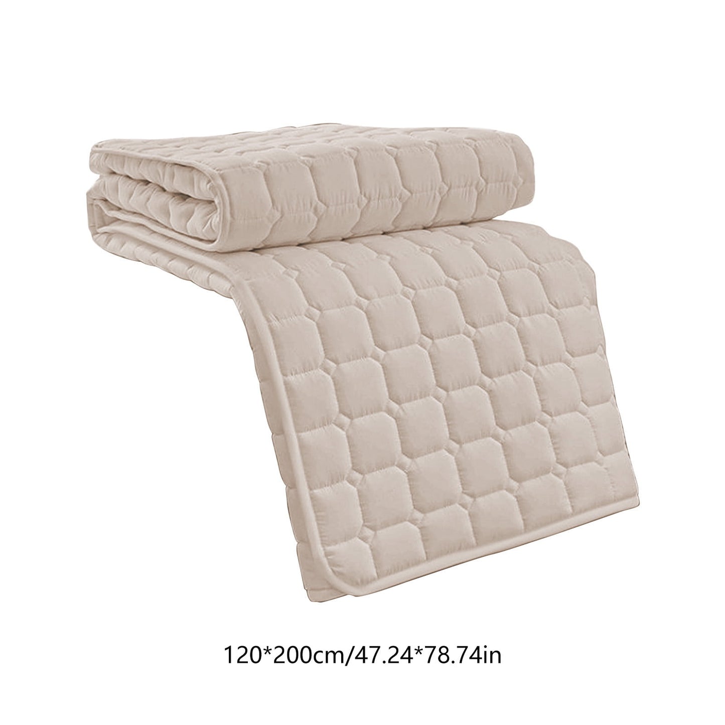 Chmadoxn Queen Mattress, 47×78 Inch Floor Mattress, Thicken Floor Sleeping Pad Foldable, Roll Up Mat Easy to Store and Portable, Mattress Suitable for Camping and Guest Room 47×78 in Gray