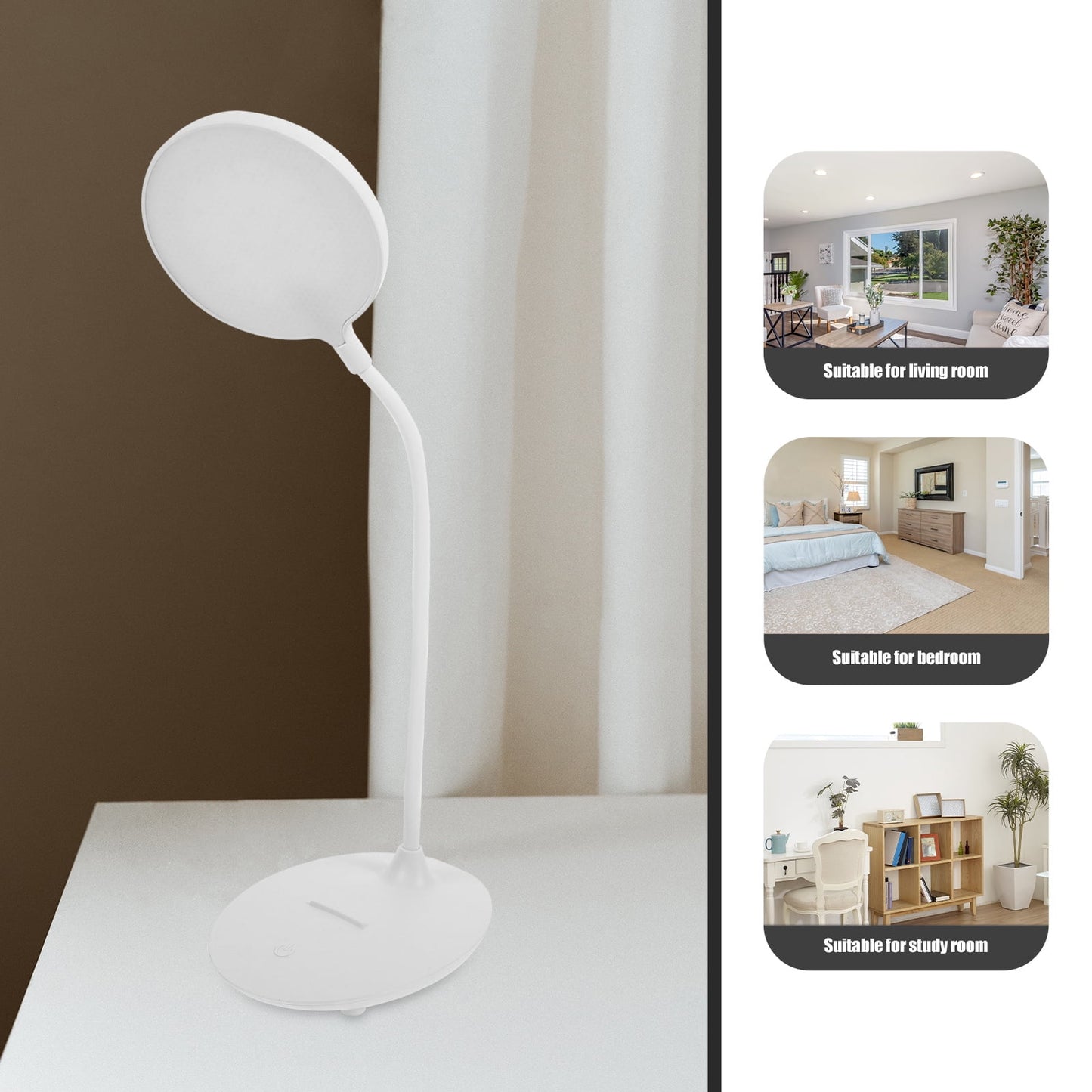 Worgeous LED Desk Lights Dimmable Table Lamp Work Lamps for Home Office