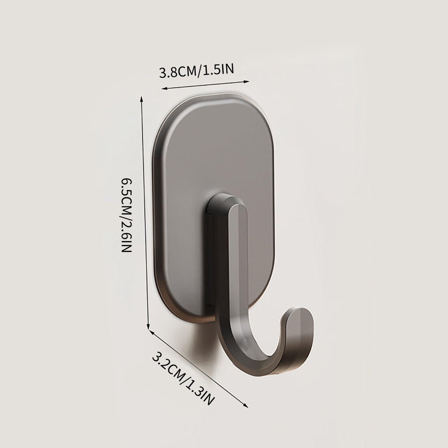 Darzheoy Magnetic Hook for Kitchen Refrigerator, Magnets Hooks Key Towel Storage Holder Bathroom Hangers, Strong Magnet Bar Hooks Storage Hanger Hanging Kitchen Utensil Black