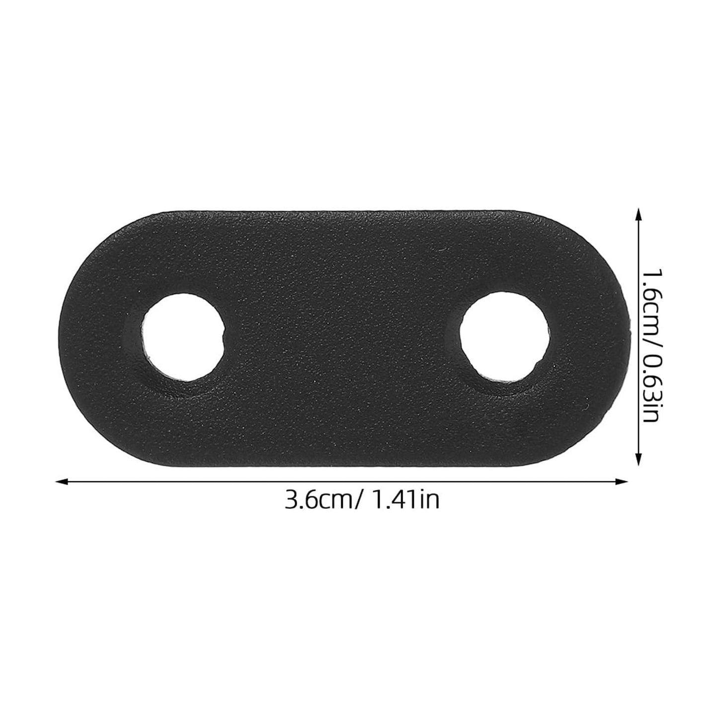 WHAMVOX 16 Sets Flat Corner Braces Straight Mending Plates Metal Fixing Corner Brace with Screws